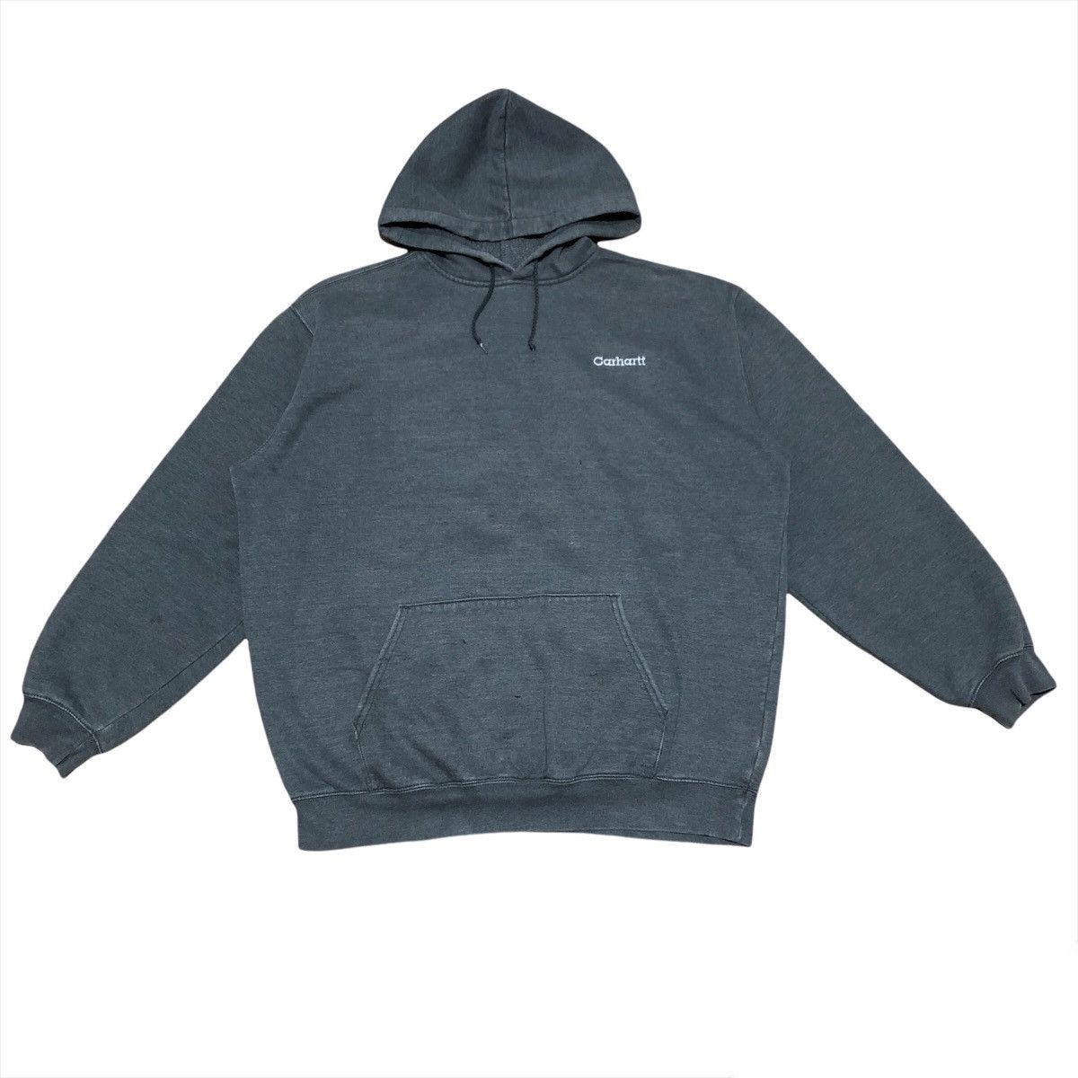 Carhartt Vintage 90s Carhartt Script Logo Hoodie Size US XL / EU 56 / 4 - 1 Thumbnail