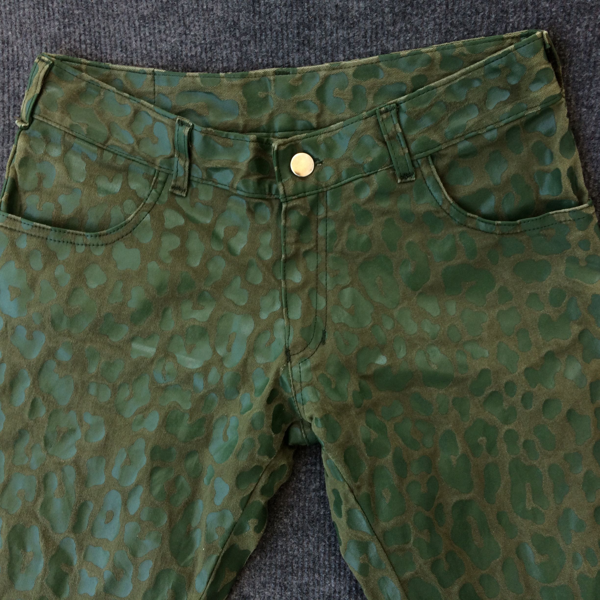 Seditionaries × Vintage Vtg Modzart Leopard kitsch22 John Dove Molly White Jeans Size US 28 / EU 44 - 3 Thumbnail