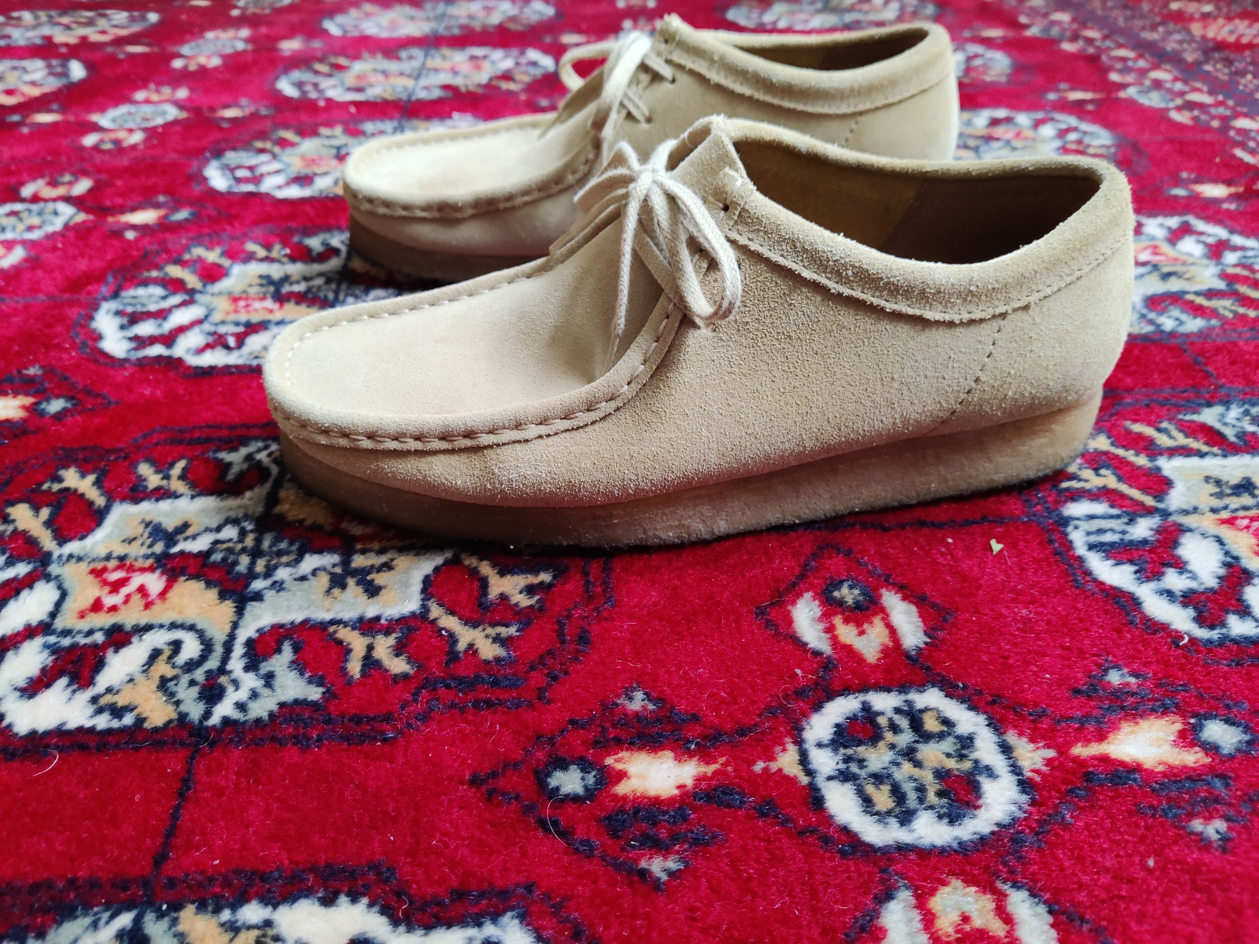 Clarks Clarks Wallabee Shoes US9.5 Maple Suede Grailed