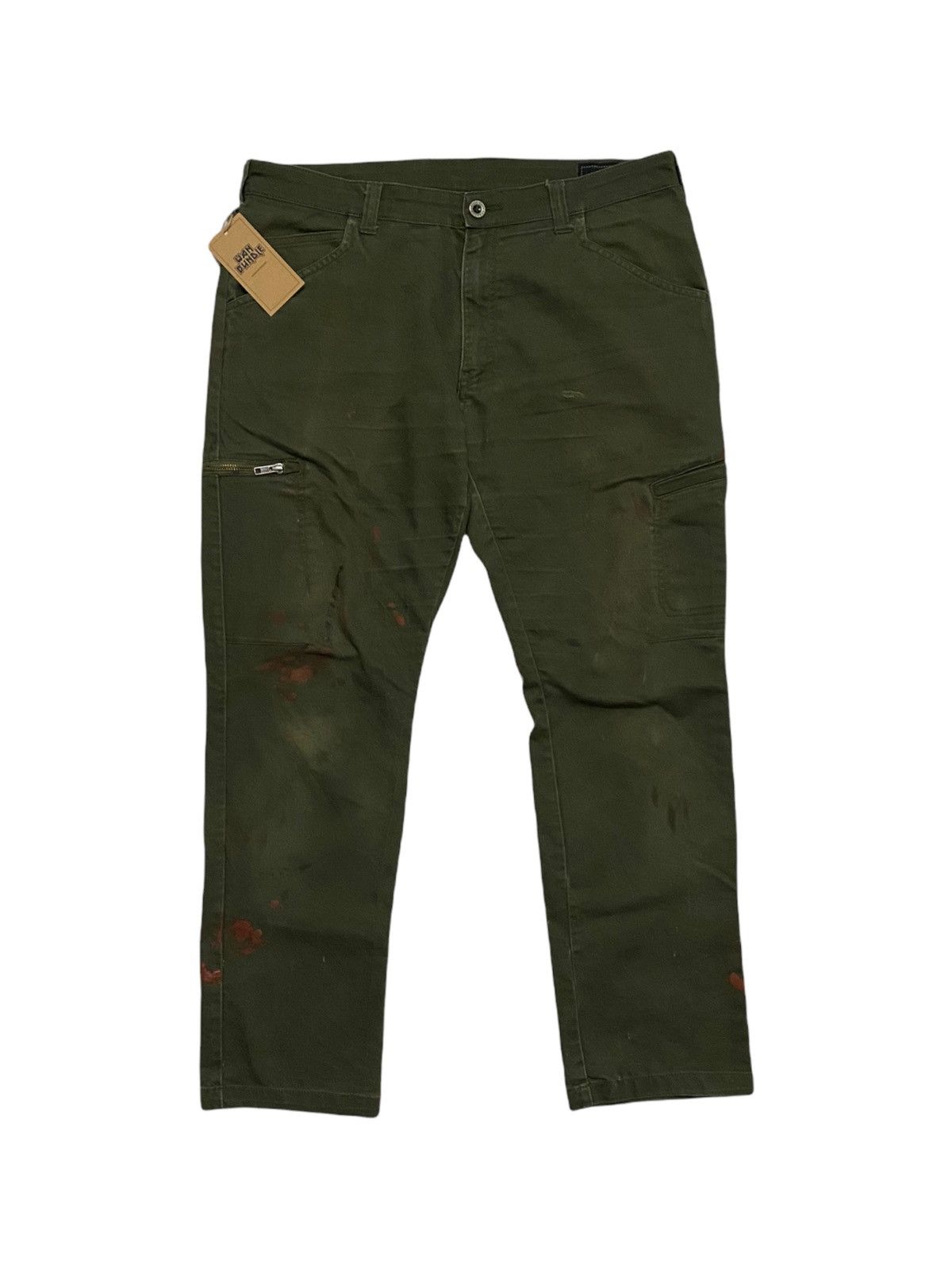 Japanese Brand FieldCore Cargo Tactical Multi pockets Paint Pattern Pants Size US 36 / EU 52 - 7 Thumbnail