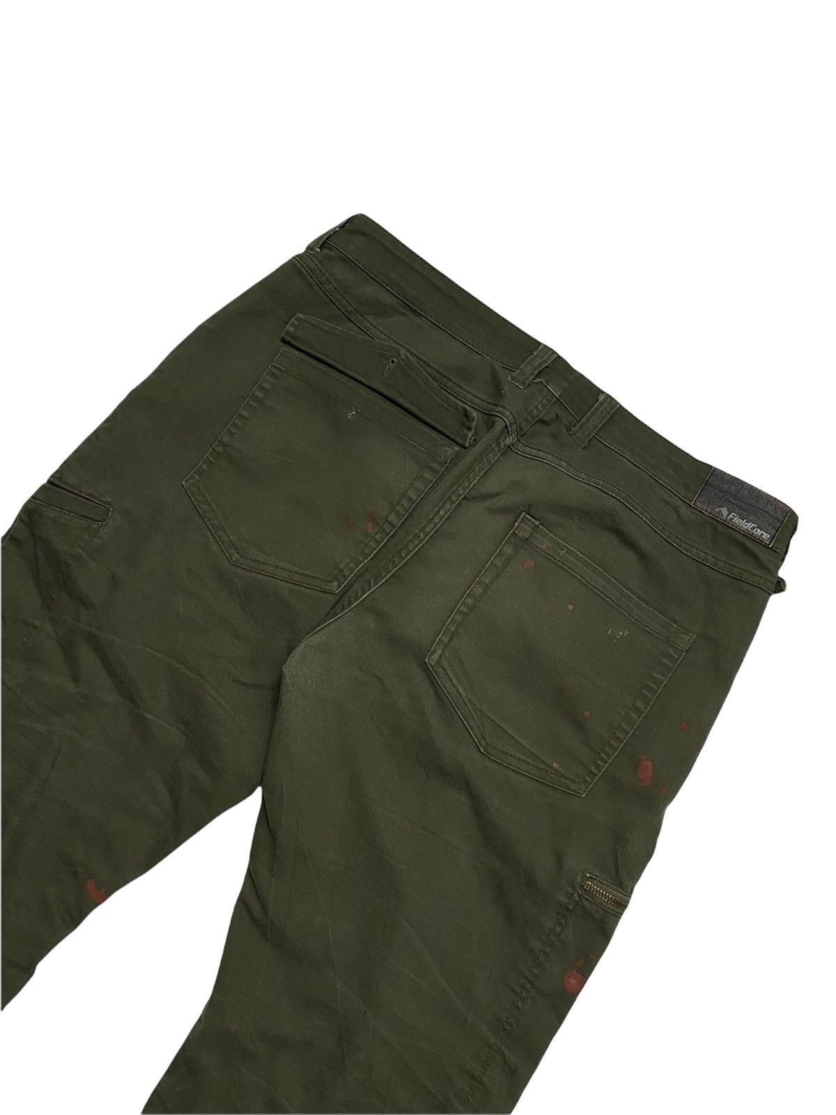 Japanese Brand FieldCore Cargo Tactical Multi pockets Paint Pattern Pants Size US 36 / EU 52 - 6 Thumbnail