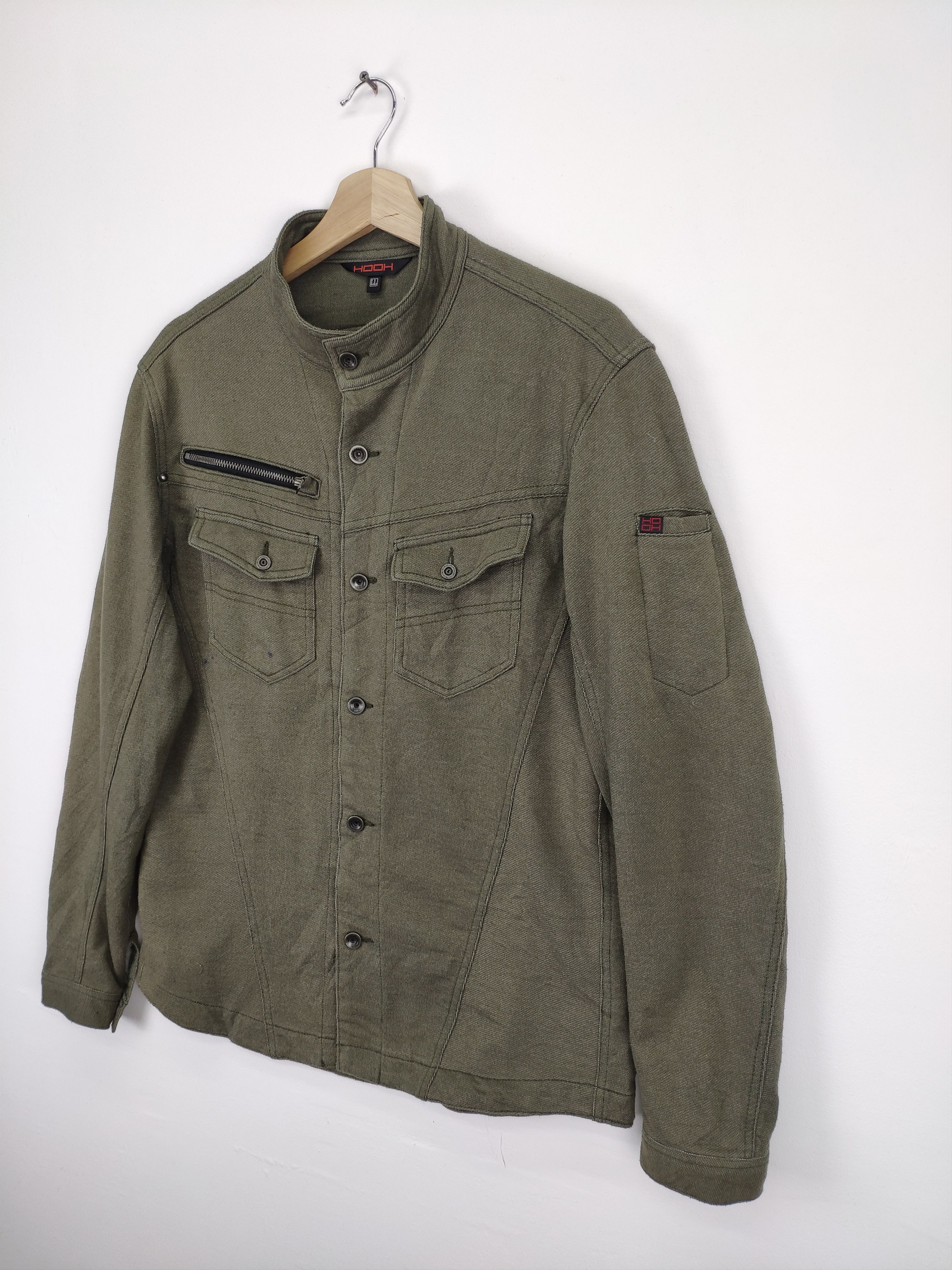 Japanese Brand × Vintage Vintage Chore Jacket Snap Button Jacket by HOOH Size US M / EU 48-50 / 2 - 2 Thumbnail