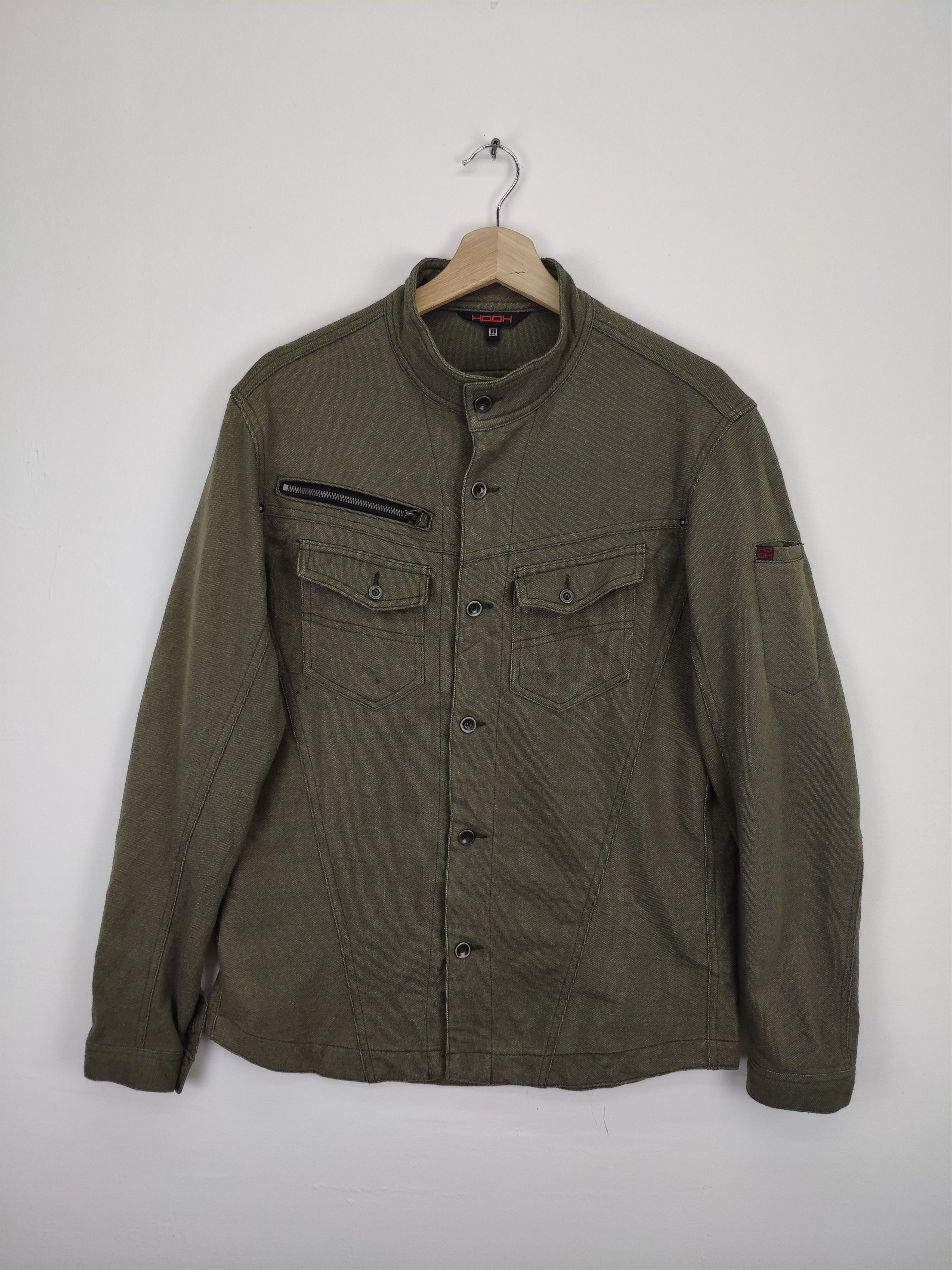 Japanese Brand × Vintage Vintage Chore Jacket Snap Button Jacket by HOOH Size US M / EU 48-50 / 2 - 1 Thumbnail