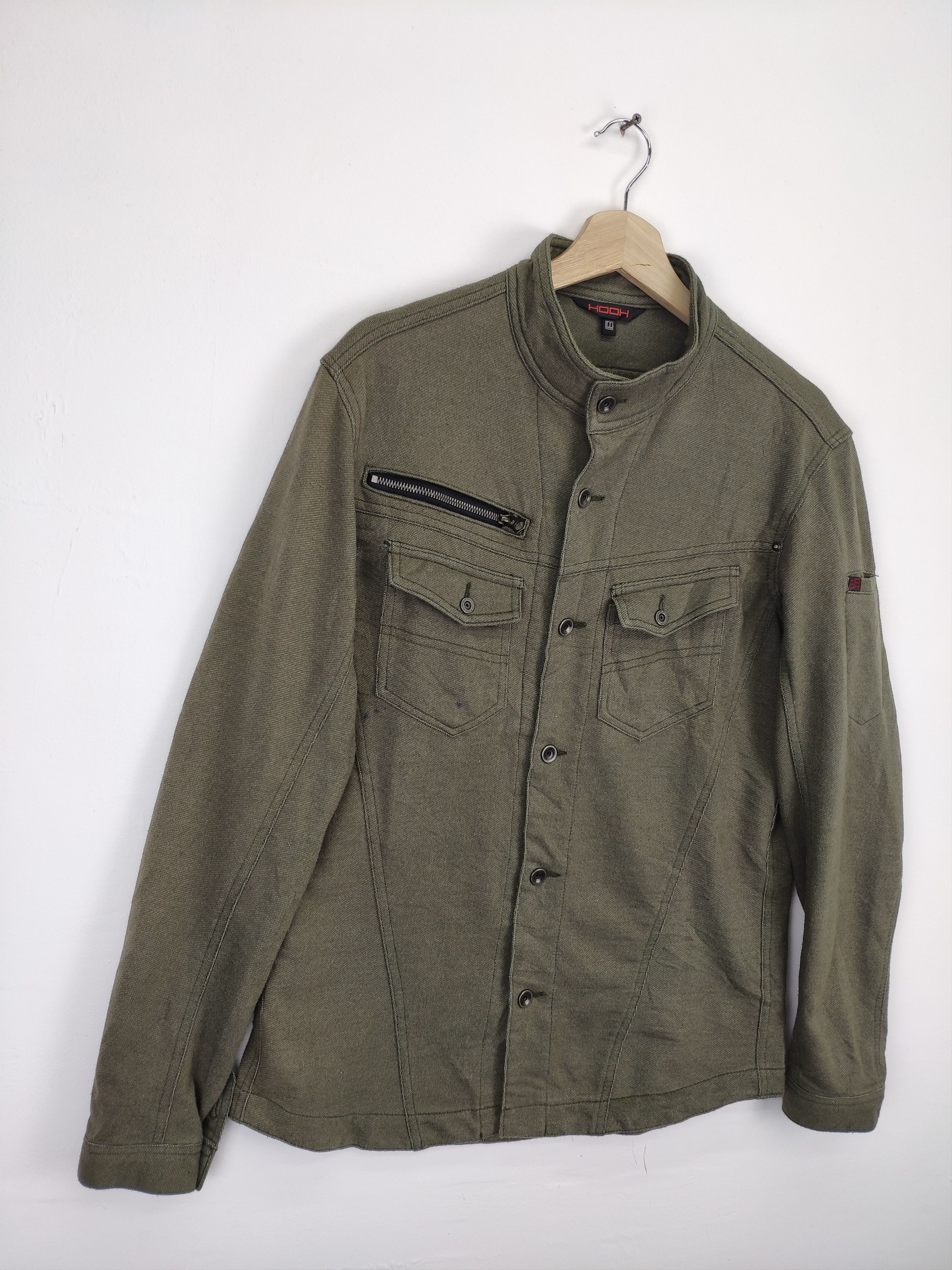 Japanese Brand × Vintage Vintage Chore Jacket Snap Button Jacket by HOOH Size US M / EU 48-50 / 2 - 3 Thumbnail