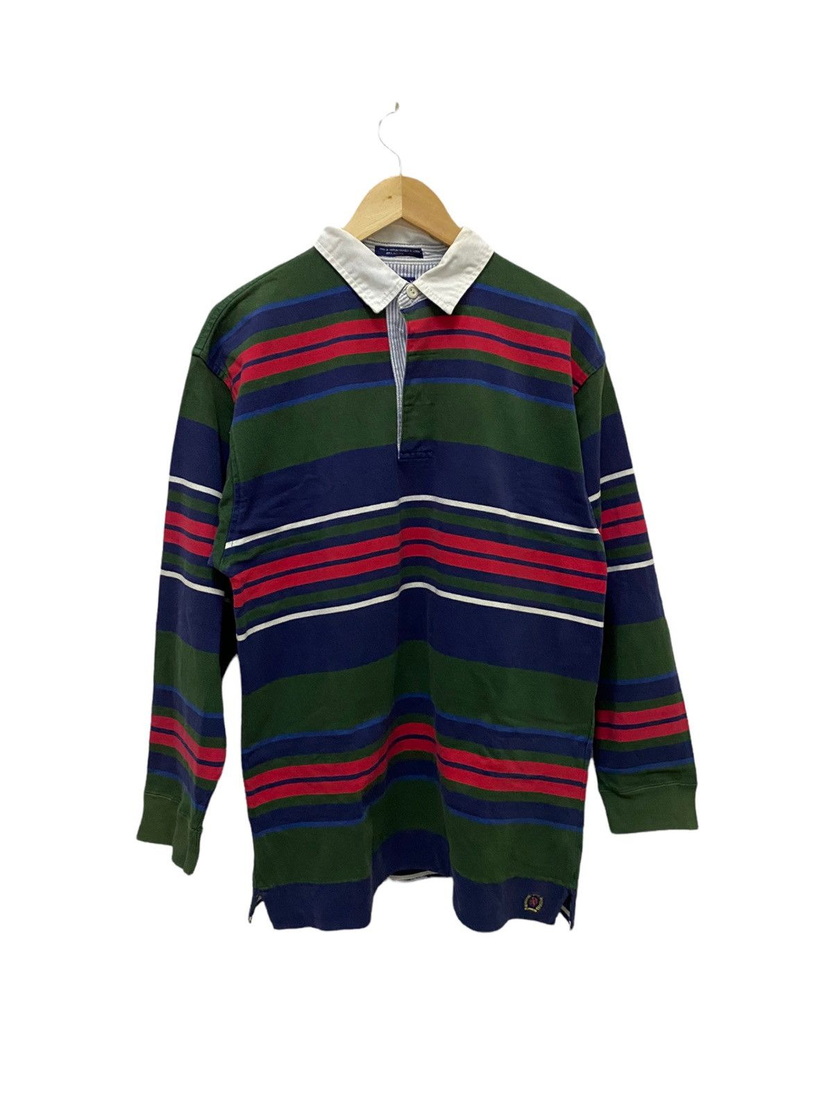 Tommy Hilfiger Vintage Tommy Hilfiger Long Sleeve Polos Size US L / EU 52-54 / 3 - 1 Thumbnail