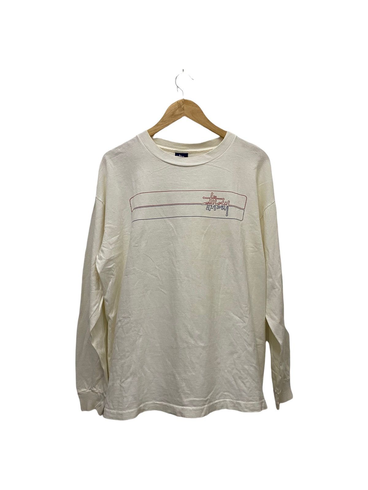 Stussy Vintage 90’s classic Stussy Long Sleeve Shirt Size US XL / EU 56 / 4 - 1 Thumbnail