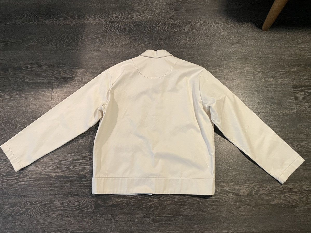 Acne Studios Acne Studios Okey Pink Label Twill Jacket in Ecru Size US S / EU 44-46 / 1 - 2 Thumbnail