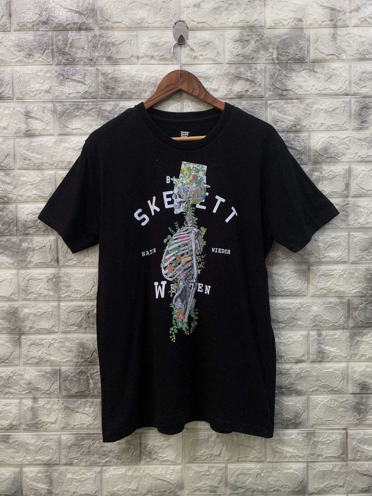 Japanese Brand Skelett Streetwear T-Shirt Size US L / EU 52-54 / 3 - 1 Thumbnail