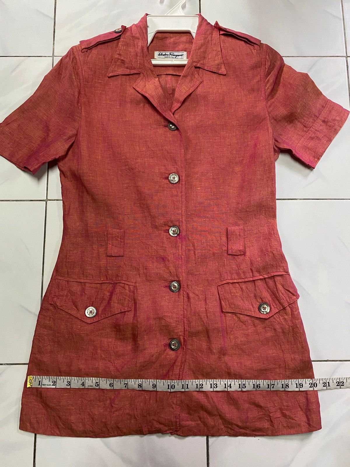 Salvatore Ferragamo 💥SALVATORE FERRAGAMO Italy branded shirt Size M / US 6-8 / IT 42-44 - 3 Thumbnail