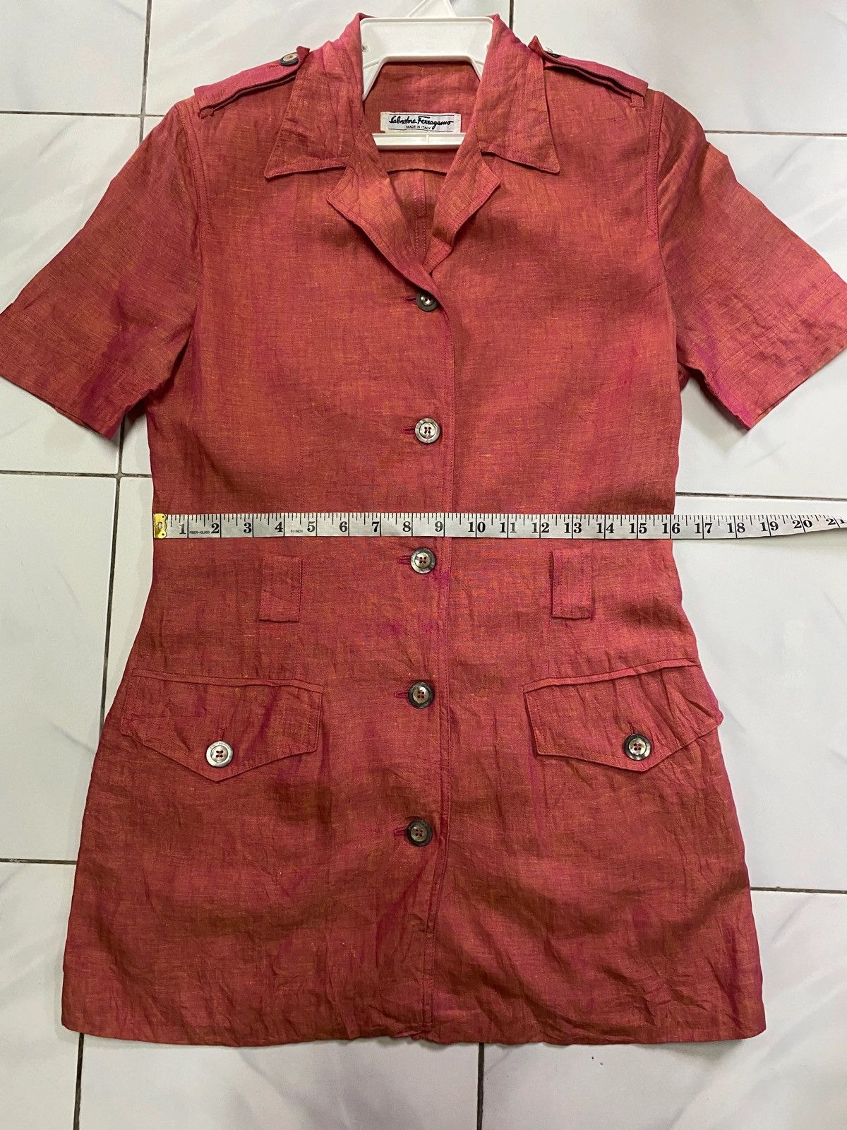 Salvatore Ferragamo 💥SALVATORE FERRAGAMO Italy branded shirt Size M / US 6-8 / IT 42-44 - 4 Thumbnail