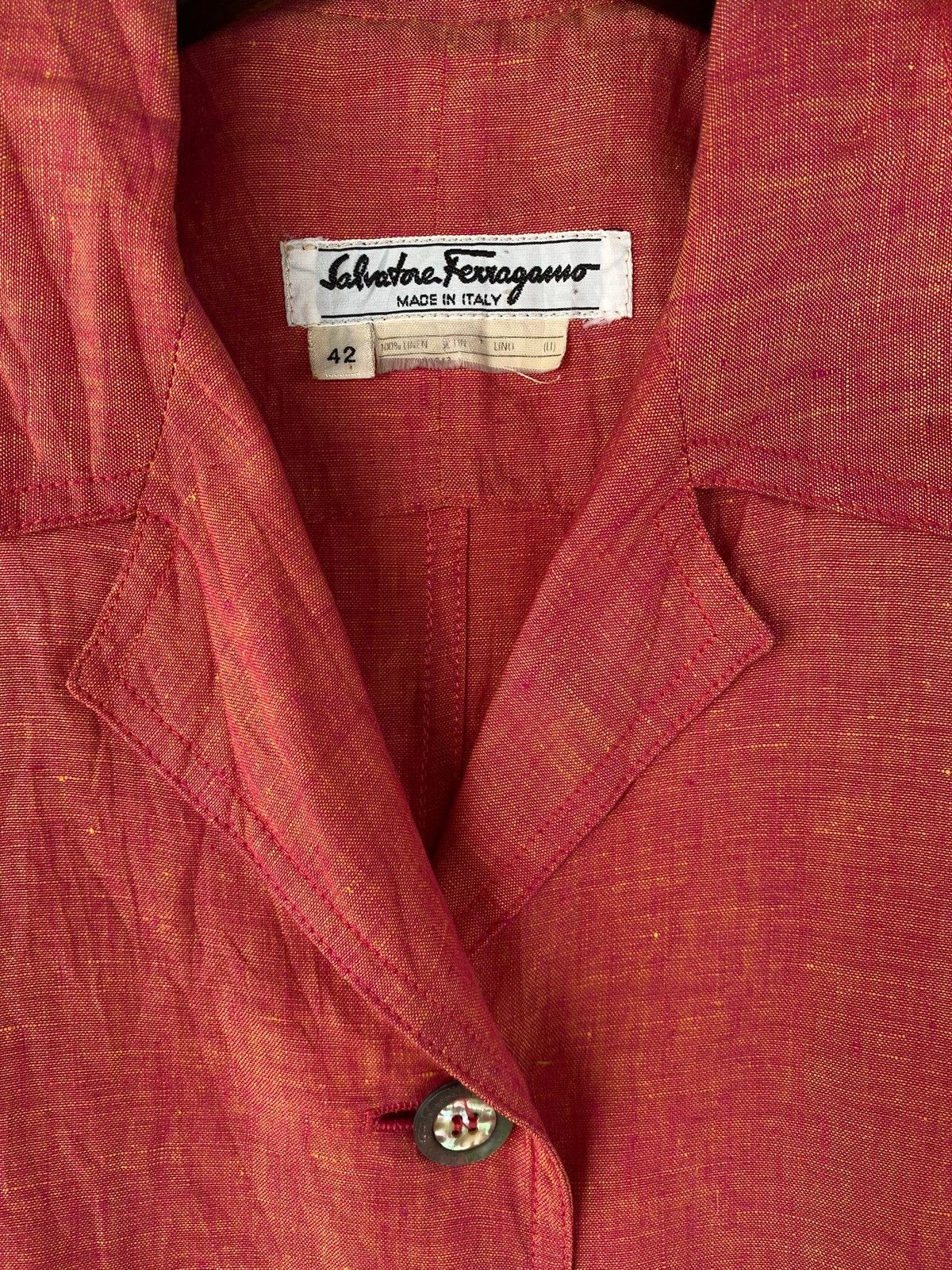 Salvatore Ferragamo 💥SALVATORE FERRAGAMO Italy branded shirt Size M / US 6-8 / IT 42-44 - 5 Thumbnail