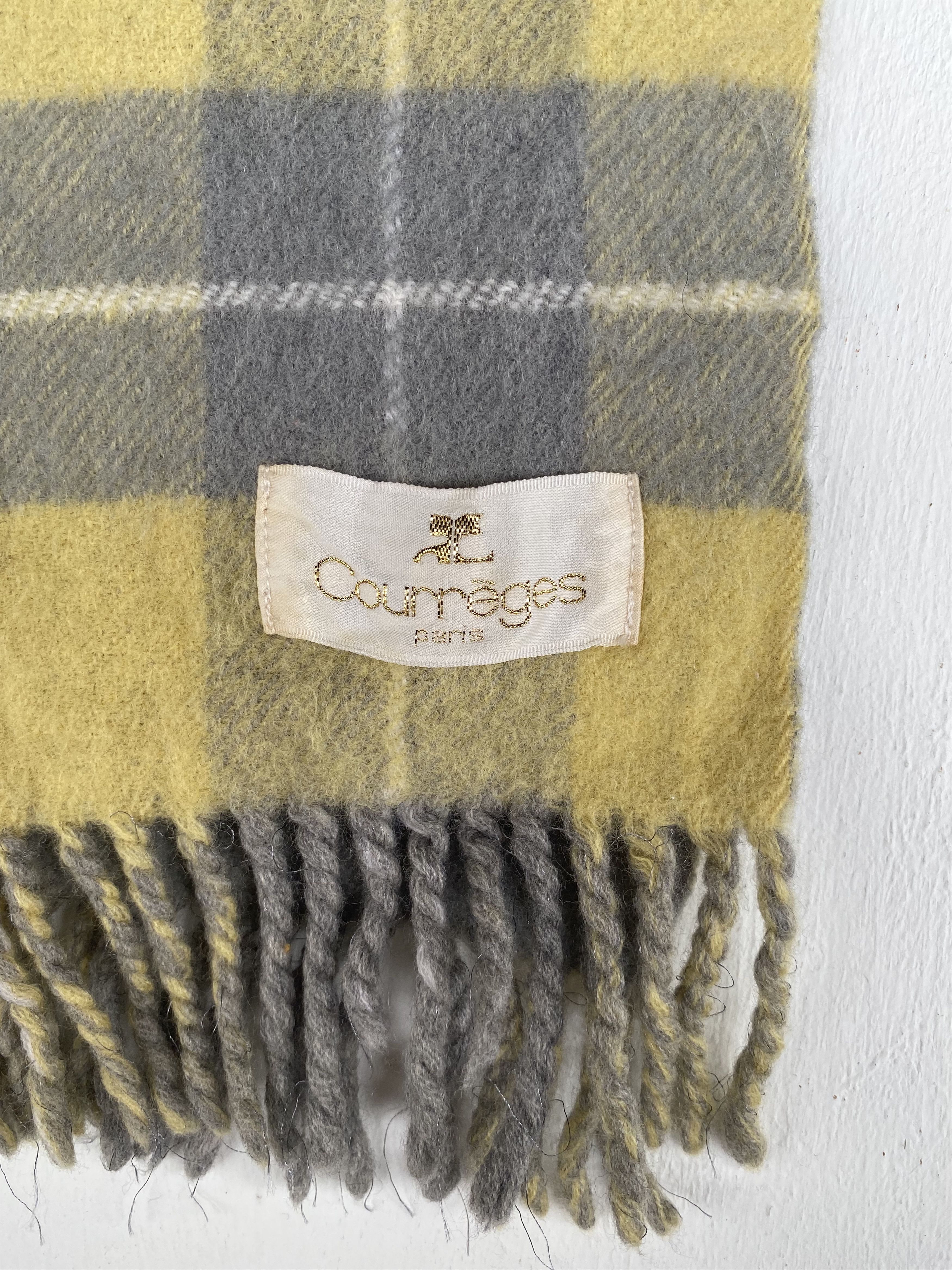 Courreges × Vintage VINTAGE COURREGES Paris Muffler Scarf Size ONE SIZE - 3 Thumbnail