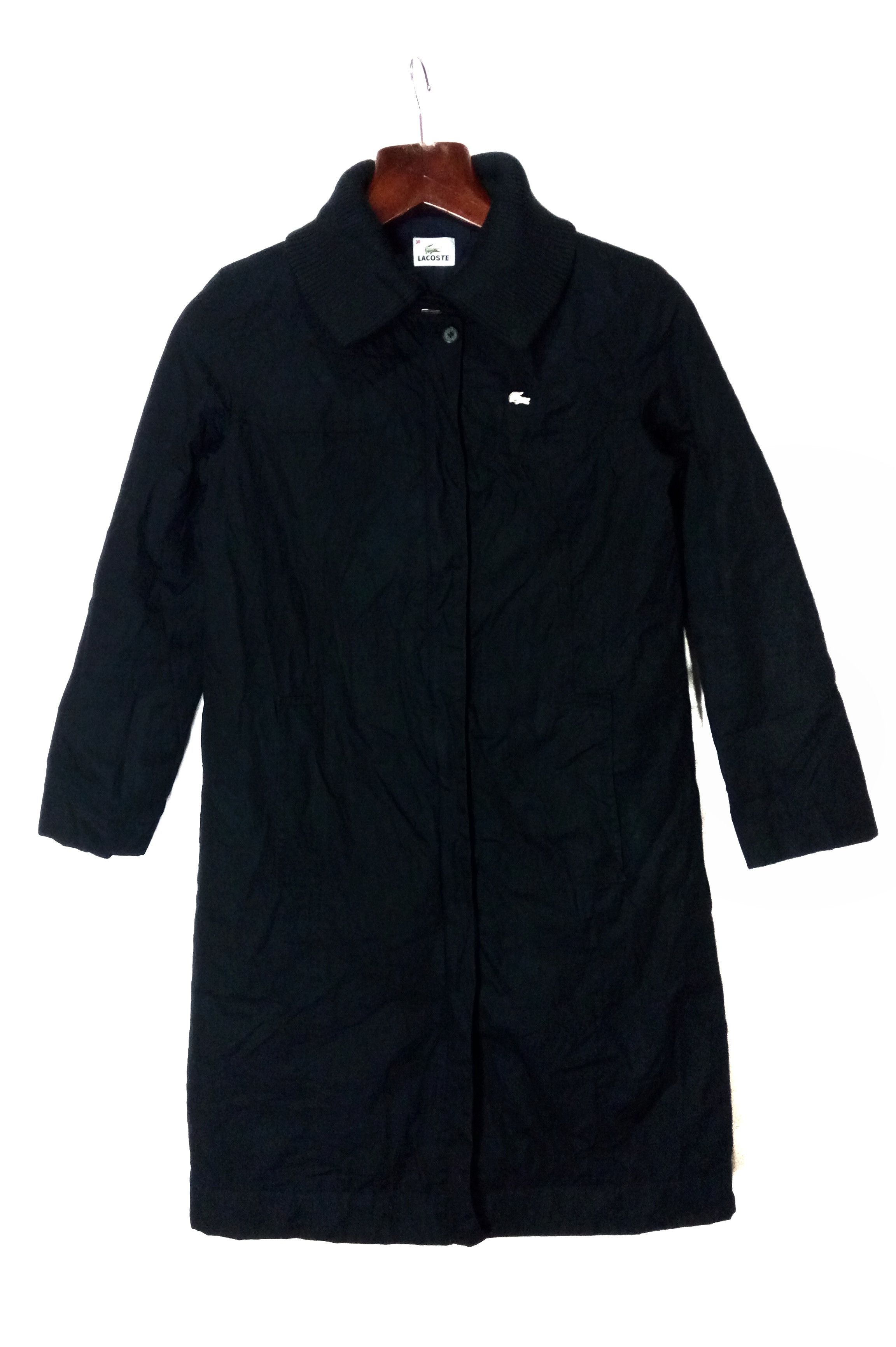 Lacoste Lacoste parka long jacket dark blue color Size US S / EU 44-46 / 1 - 1 Thumbnail