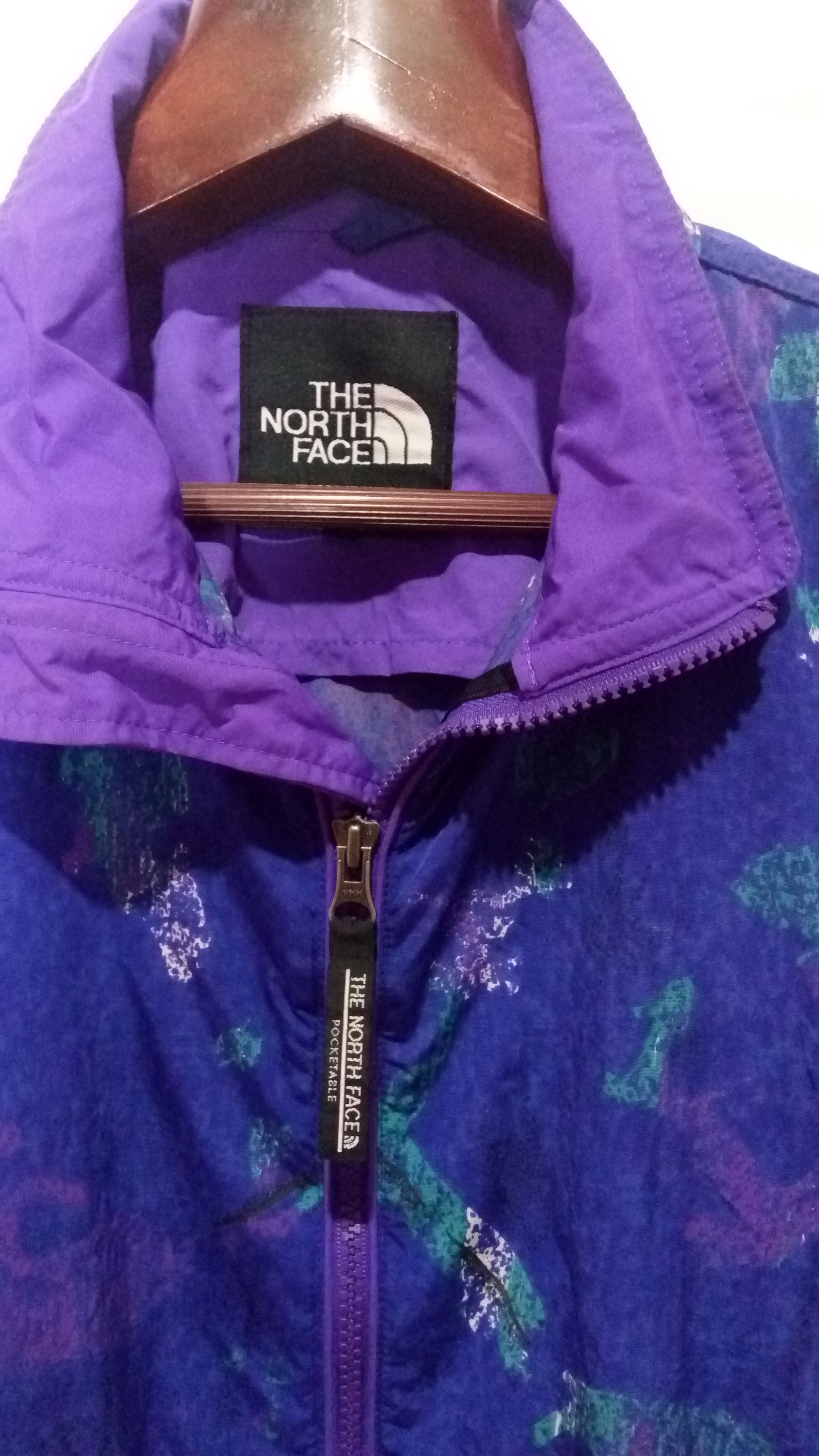 The North Face The North Face blue floral windbreaker sweater Size US L / EU 52-54 / 3 - 3 Thumbnail