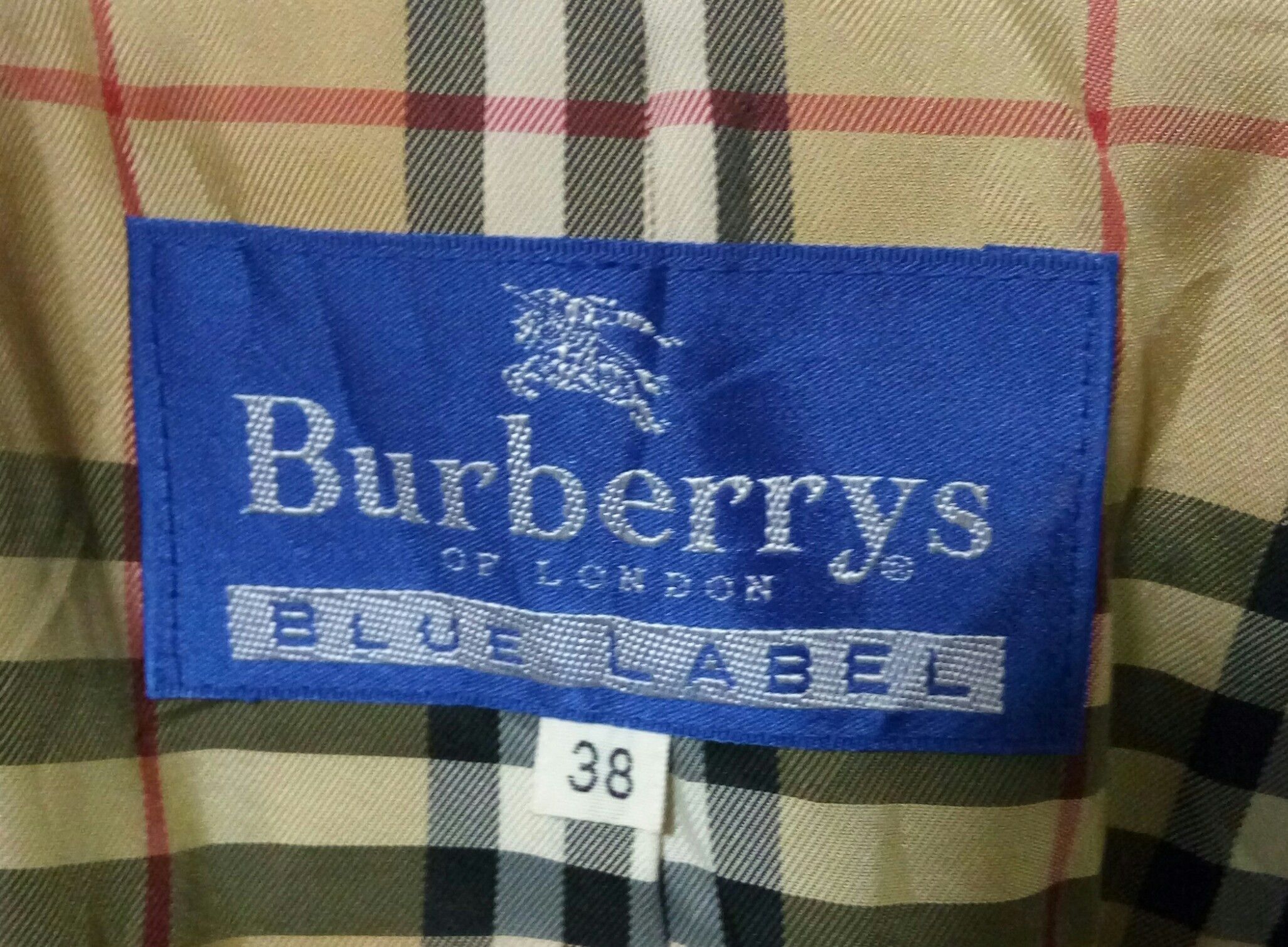 Burberry × Burberry Prorsum BURBERRYS blue label nova check trench coat parka Size US M / EU 48-50 / 2 - 6 Thumbnail