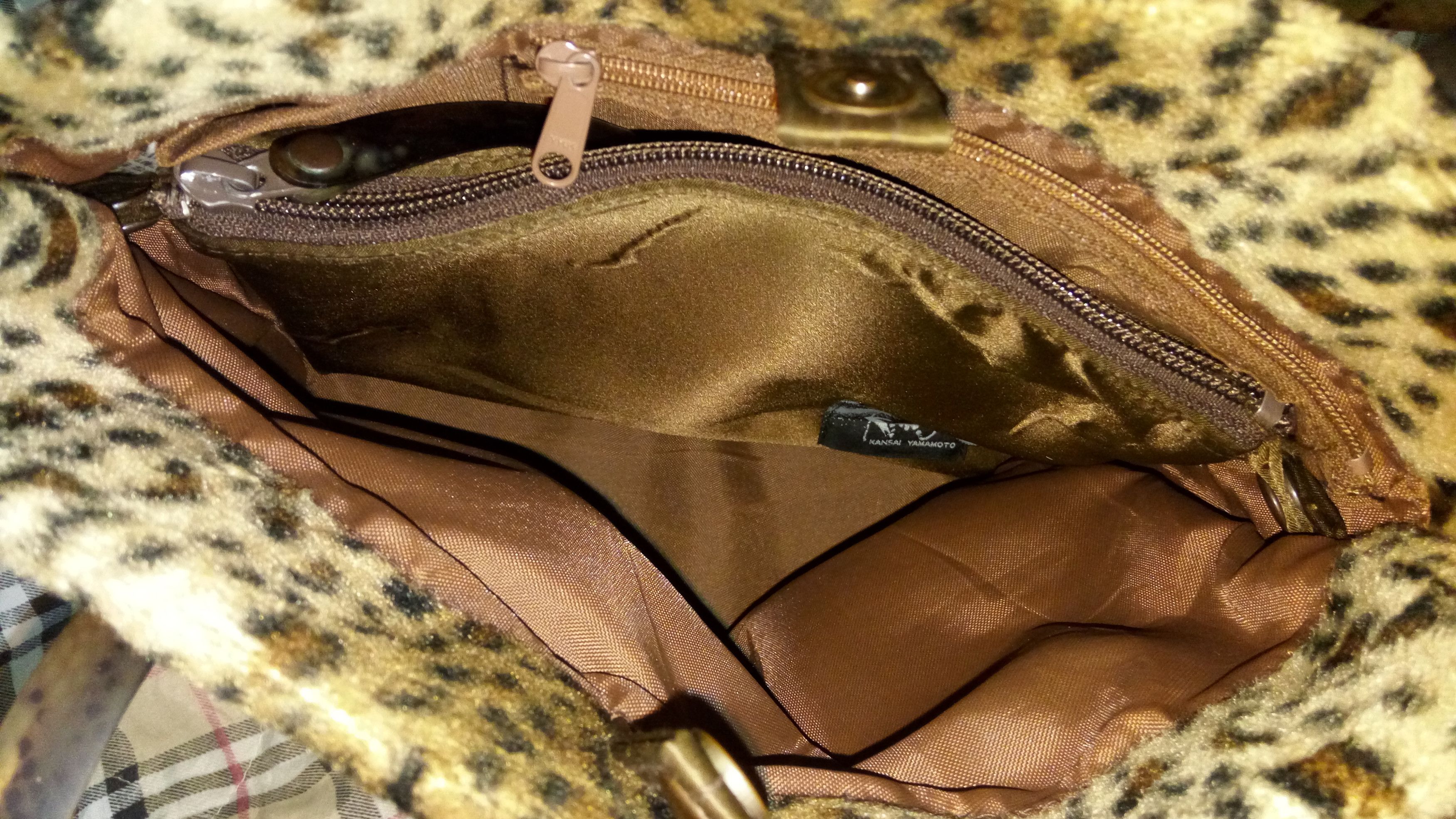 Designer × Issey Miyake × Kansai Yamamoto Kansai Yamamoto leopard tote bag bucket bag Size ONE SIZE - 6 Thumbnail