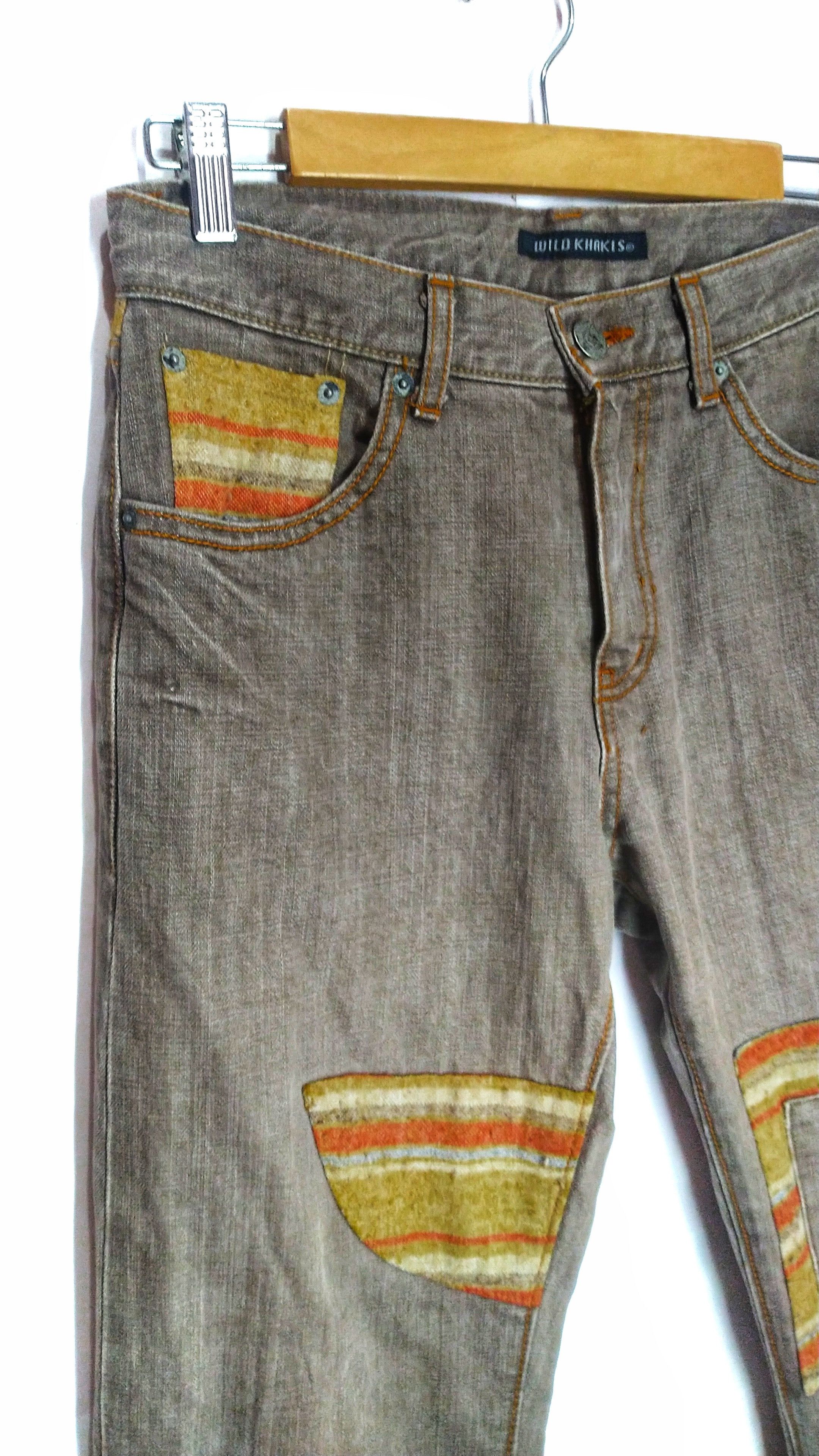 Japanese Brand × Seditionaries Wild Khakis patchwork distressed denim Size US 32 / EU 48 - 4 Thumbnail