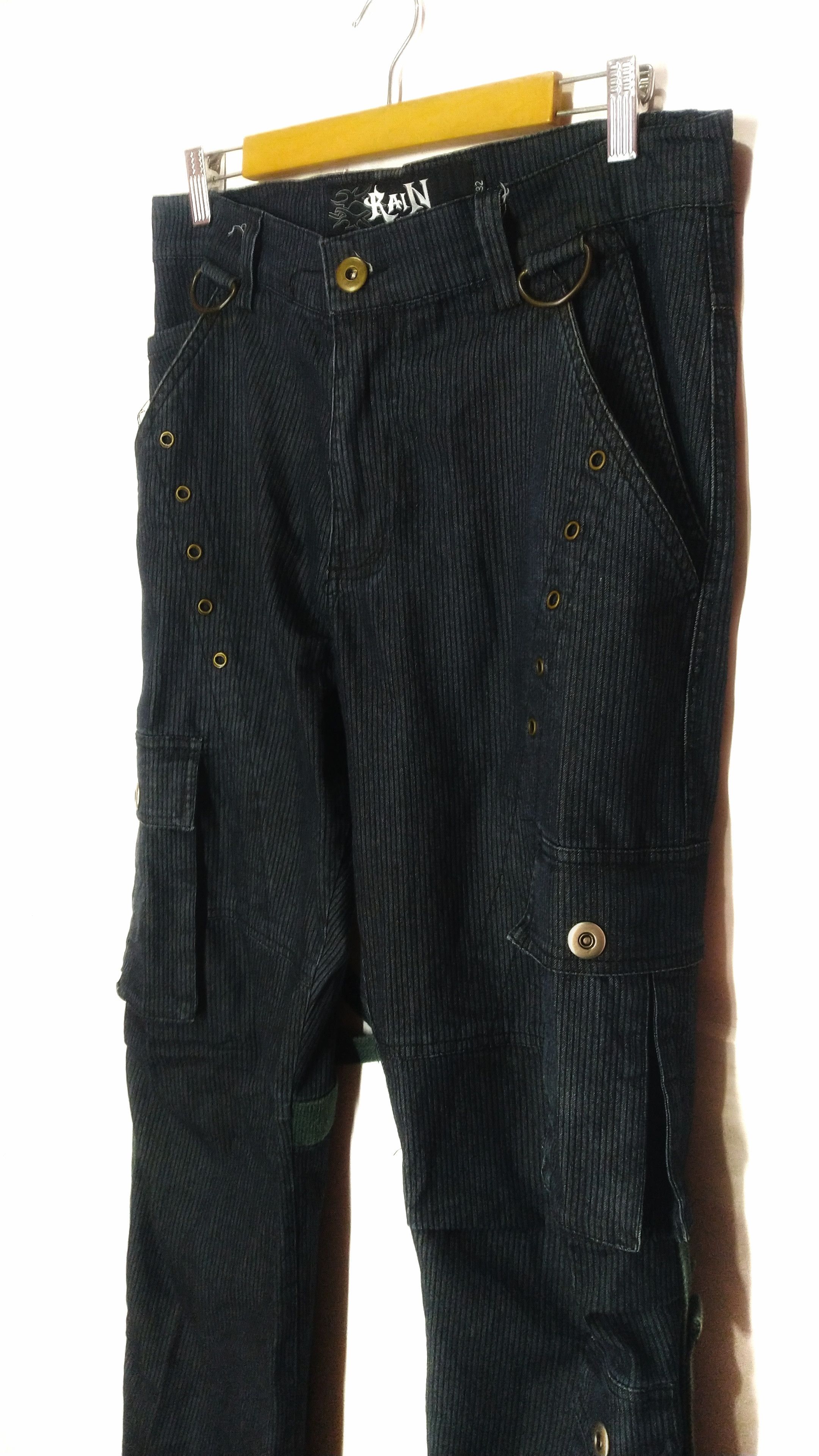 Japanese Brand Vlone Raf Simon style RAIN bondage cargo pant punk fashion Size US 34 / EU 50 - 5 Thumbnail
