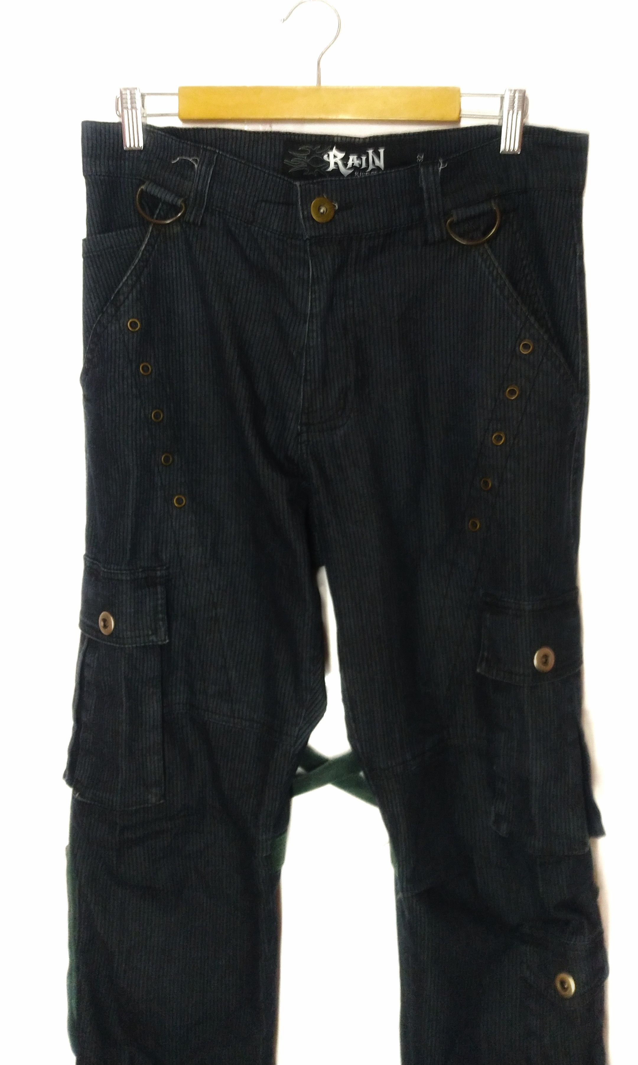 Japanese Brand Vlone Raf Simon style RAIN bondage cargo pant punk fashion Size US 34 / EU 50 - 3 Thumbnail