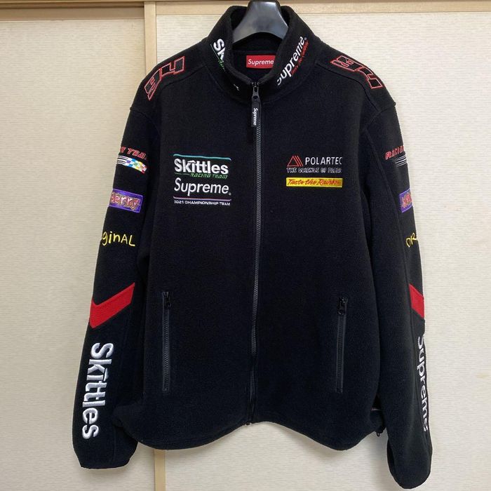 Supreme Supreme x Skittles Polartec Racing Jacket | Grailed
