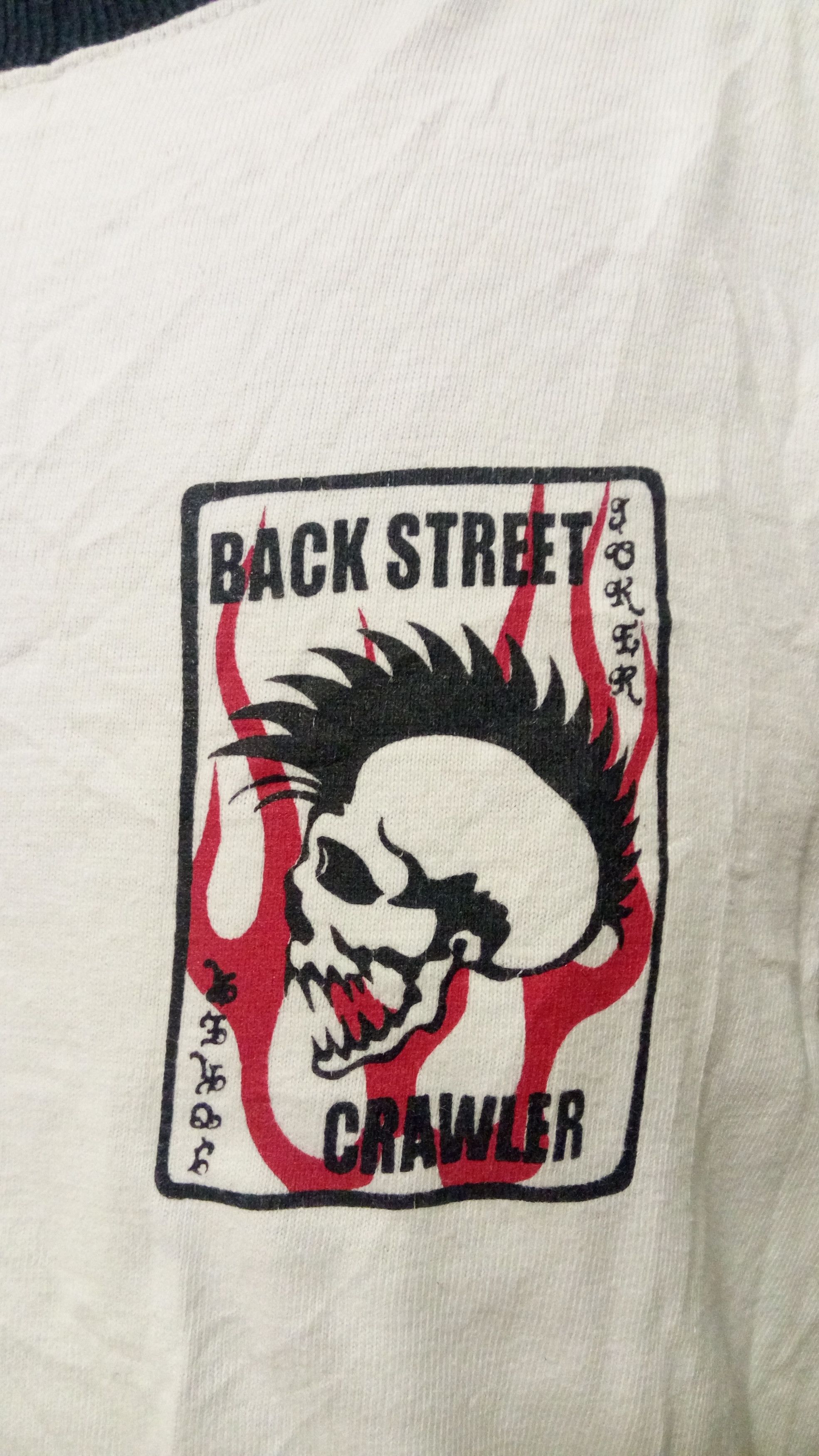 Band Tees Band BACK STREET CRAWLER THE JOKERS punk t shirt Size US L / EU 52-54 / 3 - 3 Thumbnail