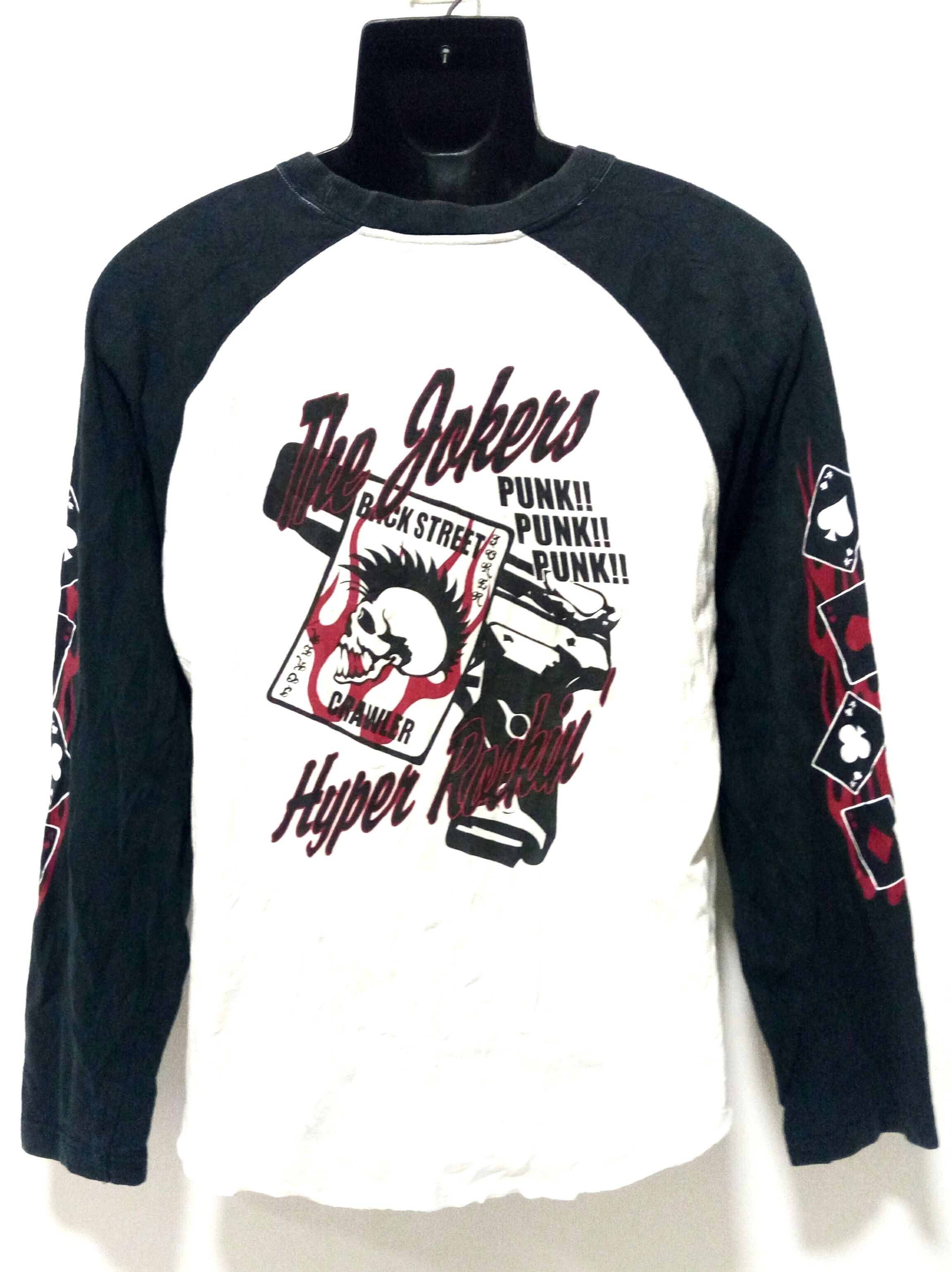 Band Tees Band BACK STREET CRAWLER THE JOKERS punk t shirt Size US L / EU 52-54 / 3 - 1 Thumbnail