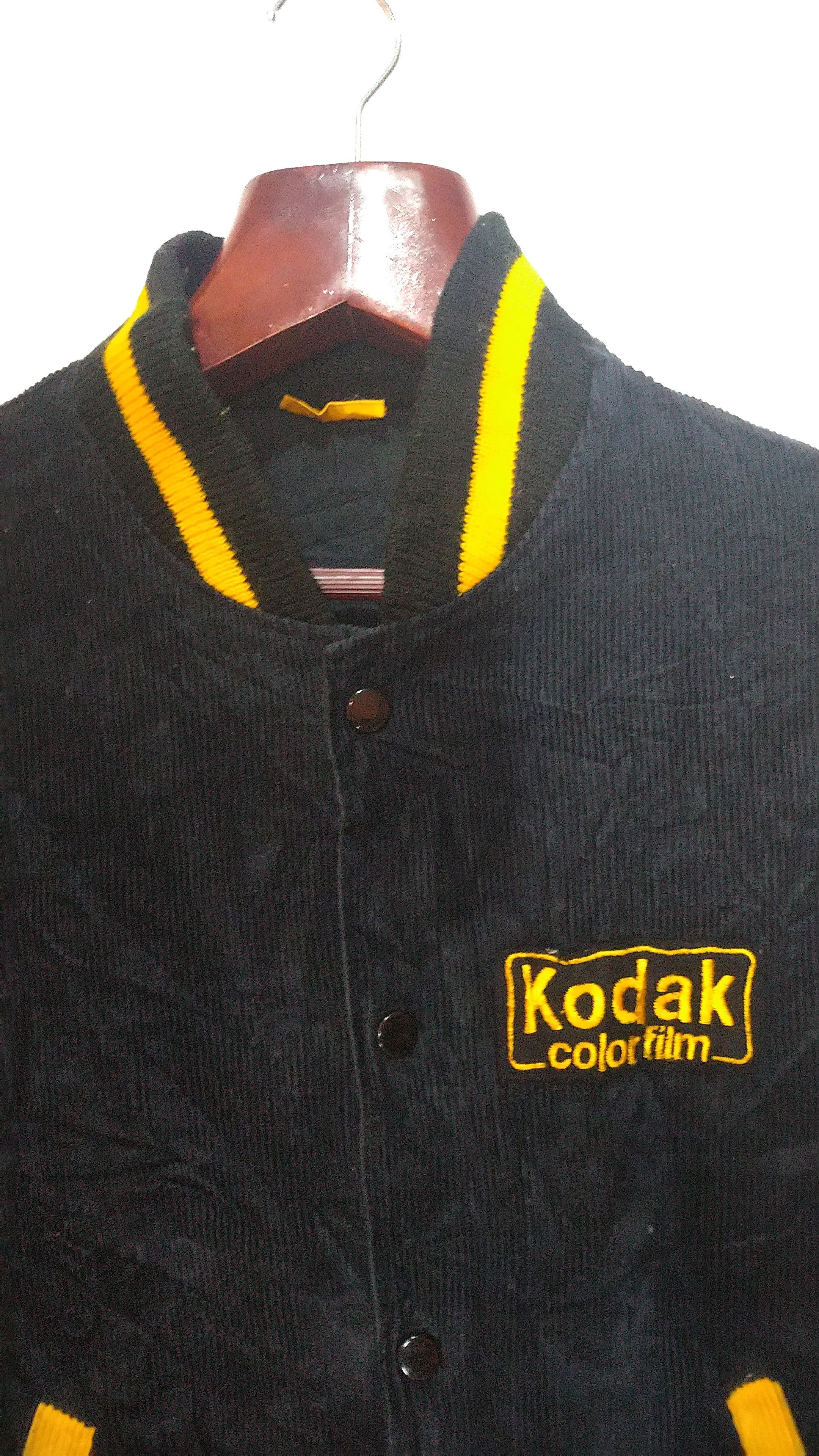 Kodak × Vintage Vintage 80's Kodak Film Varsity Jacket Corduroy Size US L / EU 52-54 / 3 - 2 Thumbnail