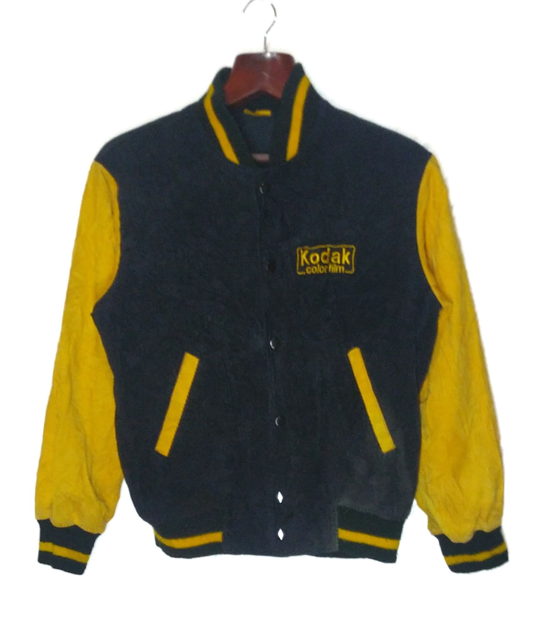 Vintage 80's Kodak Film Varsity Jacket Corduroy