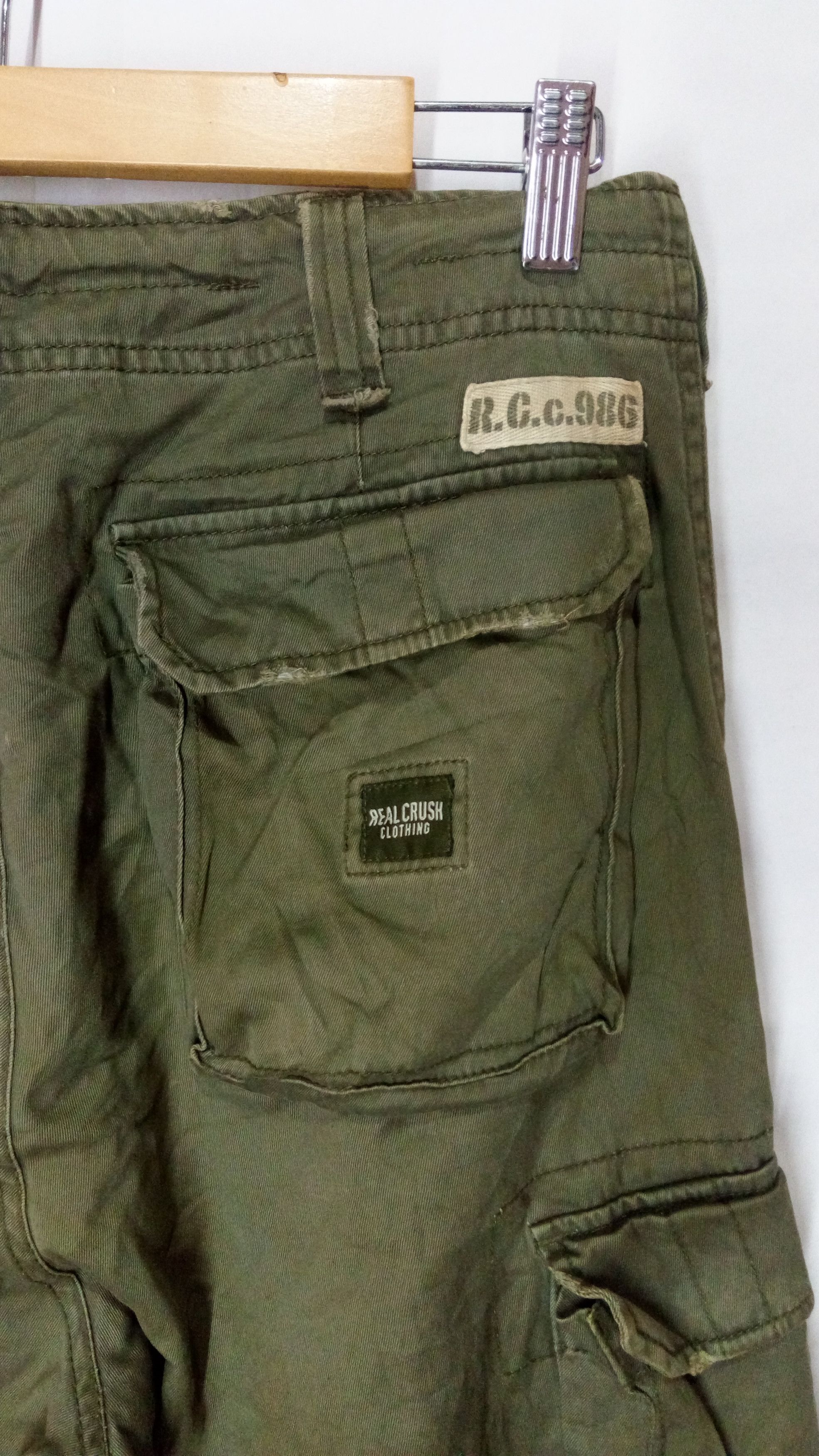 Japanese Brand Real crush multipocket tactical cargo bondage pant Size US 32 / EU 48 - 5 Thumbnail