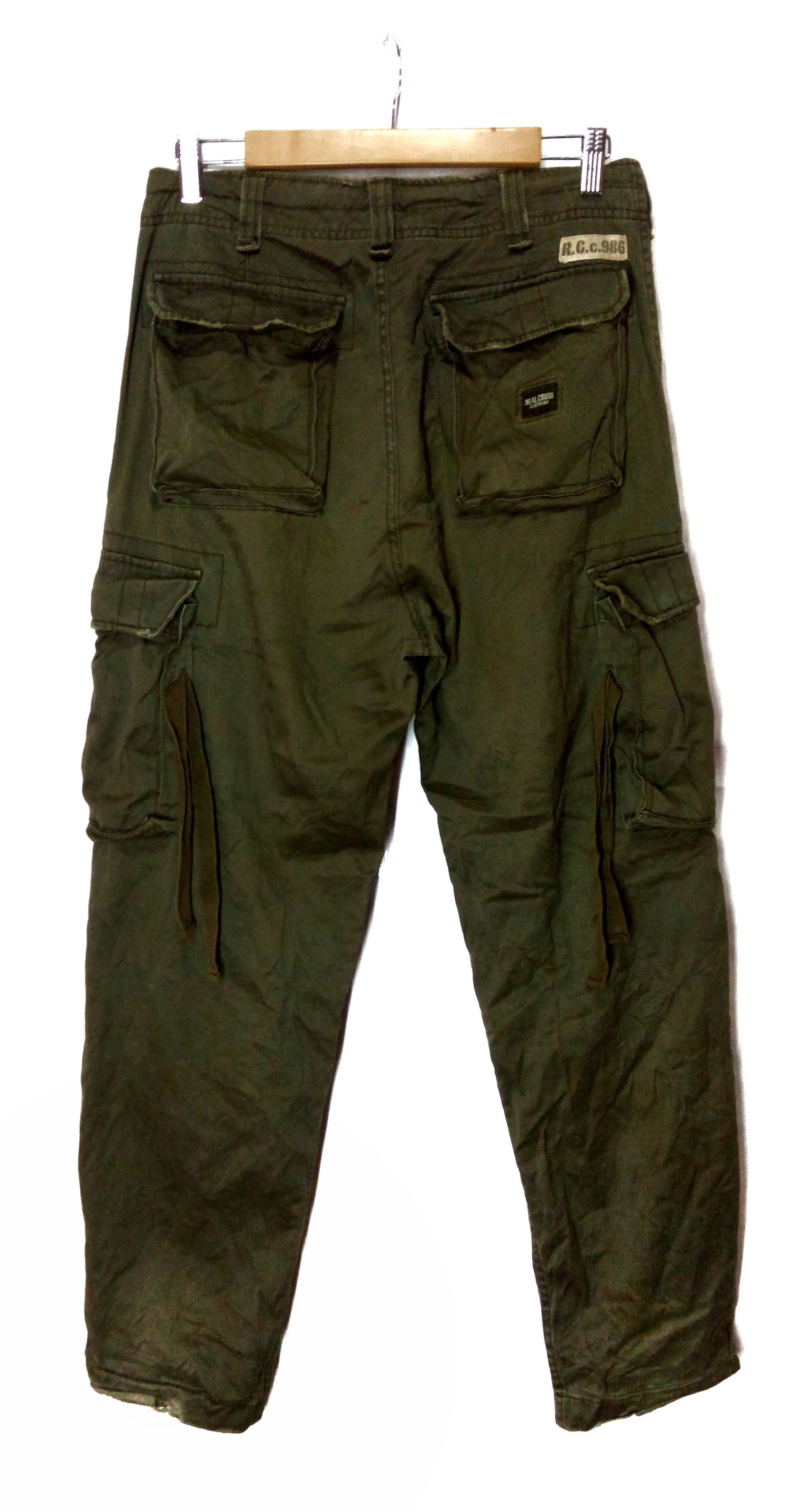 Japanese Brand Real crush multipocket tactical cargo bondage pant Size US 32 / EU 48 - 3 Thumbnail