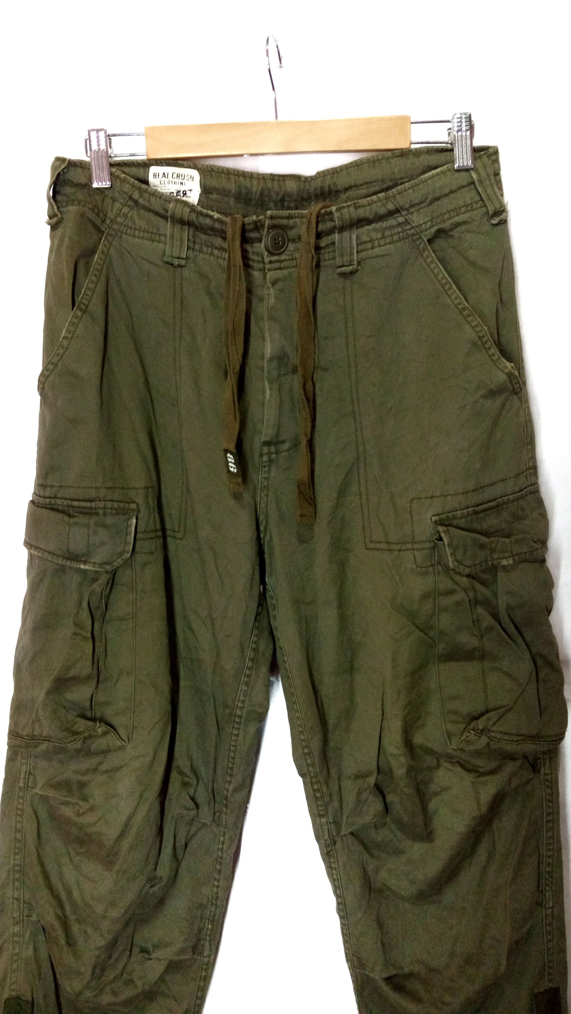 Japanese Brand Real crush multipocket tactical cargo bondage pant Size US 32 / EU 48 - 2 Thumbnail