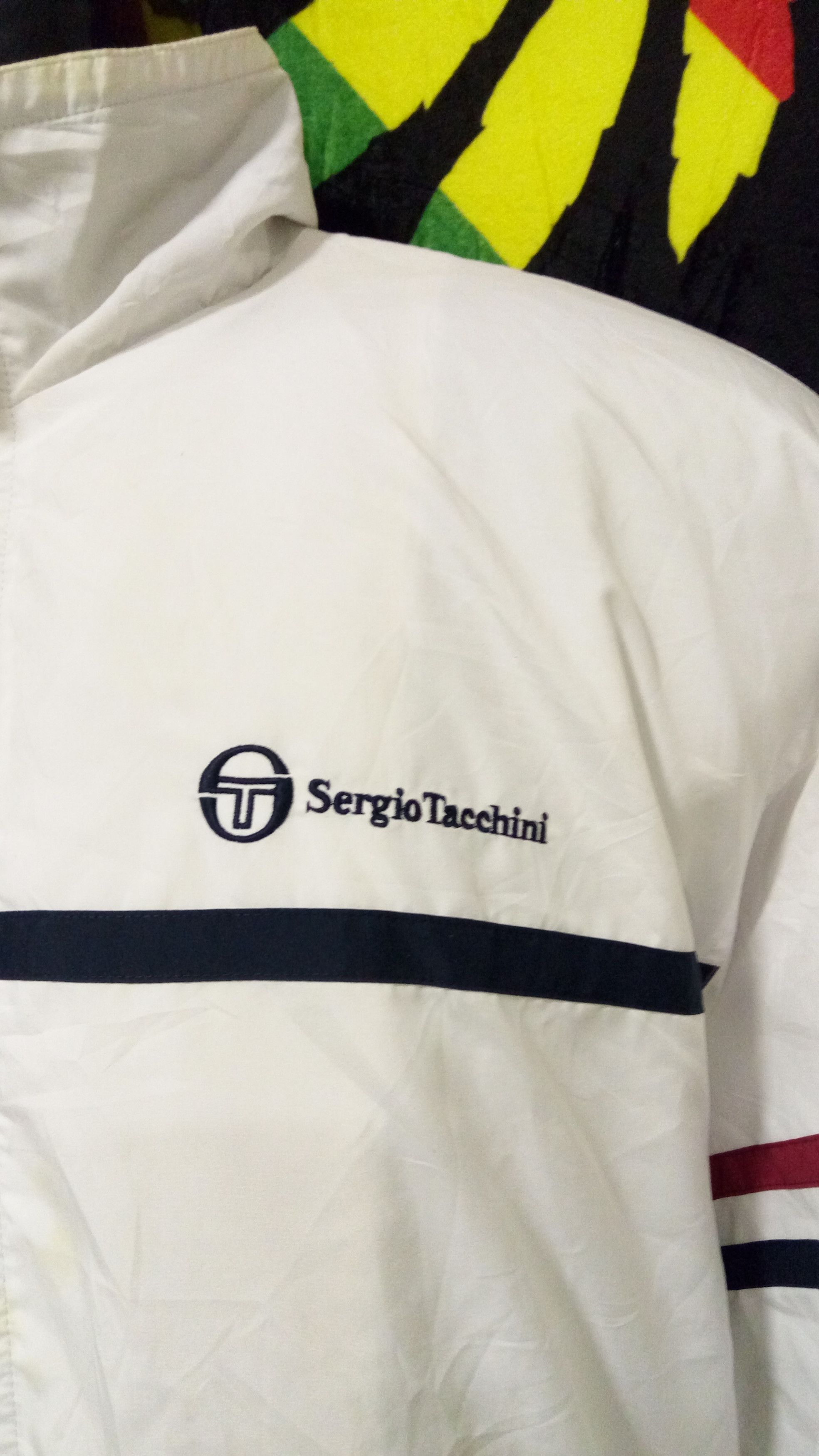 Sergio Tacchini SERGIO TACCHINI sweater light jacket windbreaker Size US XL / EU 56 / 4 - 4 Thumbnail