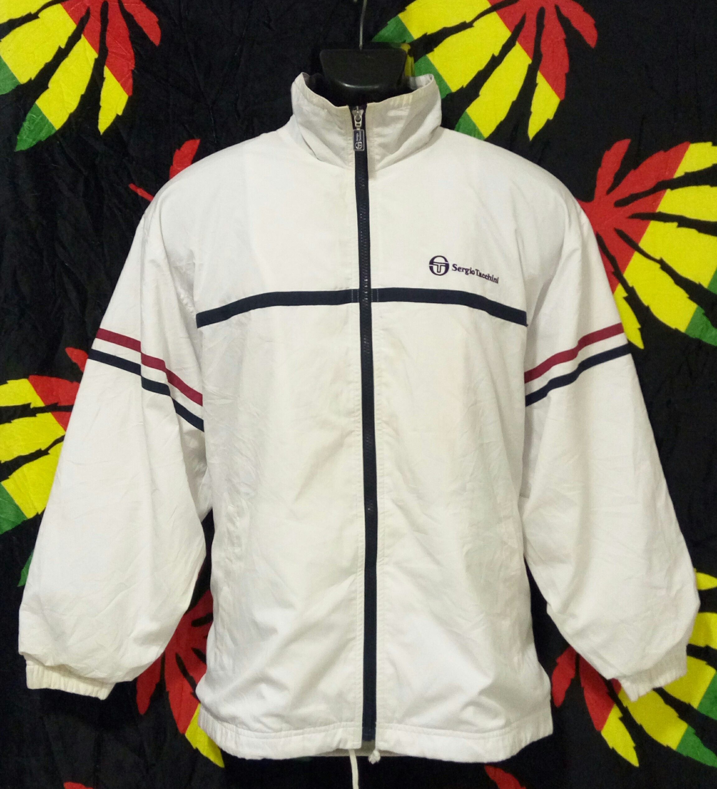 Sergio Tacchini SERGIO TACCHINI sweater light jacket windbreaker Size US XL / EU 56 / 4 - 1 Thumbnail