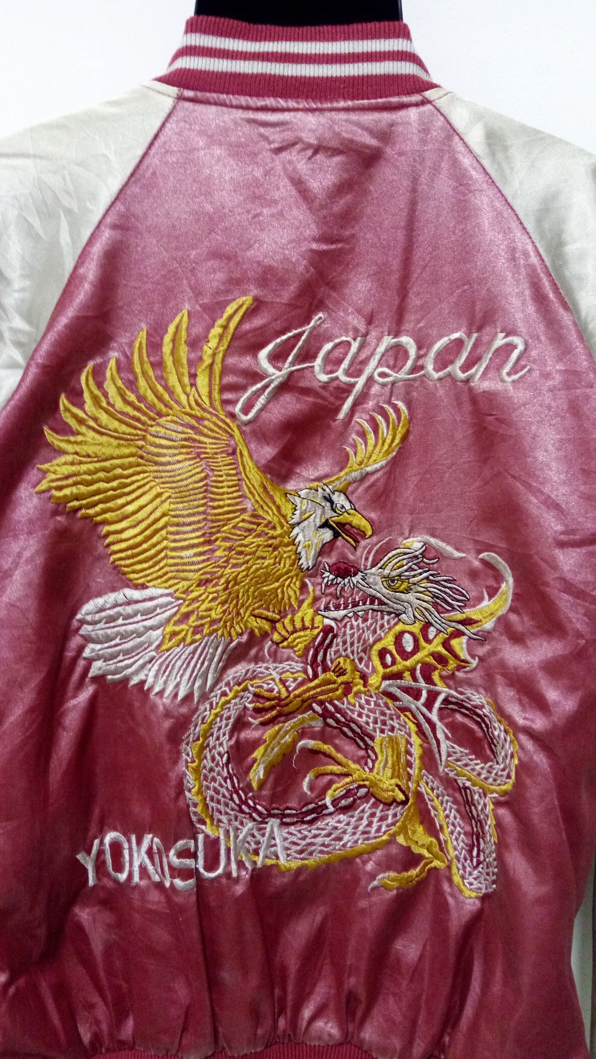 Japanese Brand Embroidery eagle dragon sukajan souvenir japan jacket Size US L / EU 52-54 / 3 - 5 Thumbnail