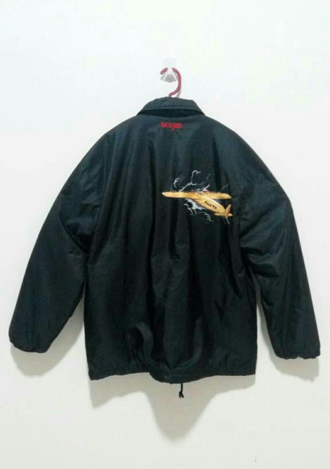 Vtg Mise Au Green bomber made in France embroidery big logo