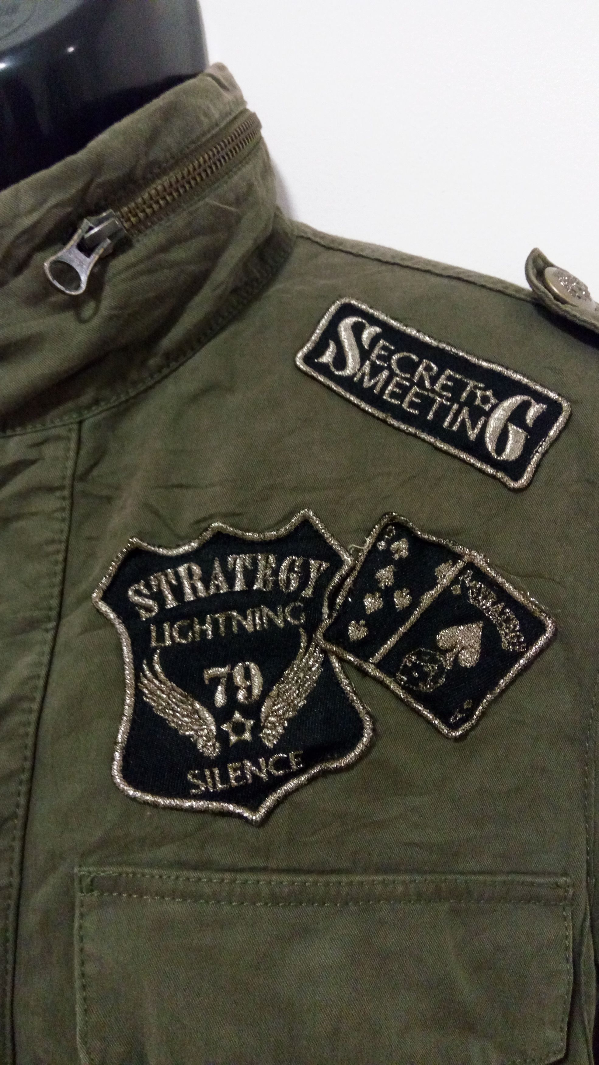 Japanese Brand PPFM jacket multi pocket punk skull rock mason patches Size US M / EU 48-50 / 2 - 4 Thumbnail