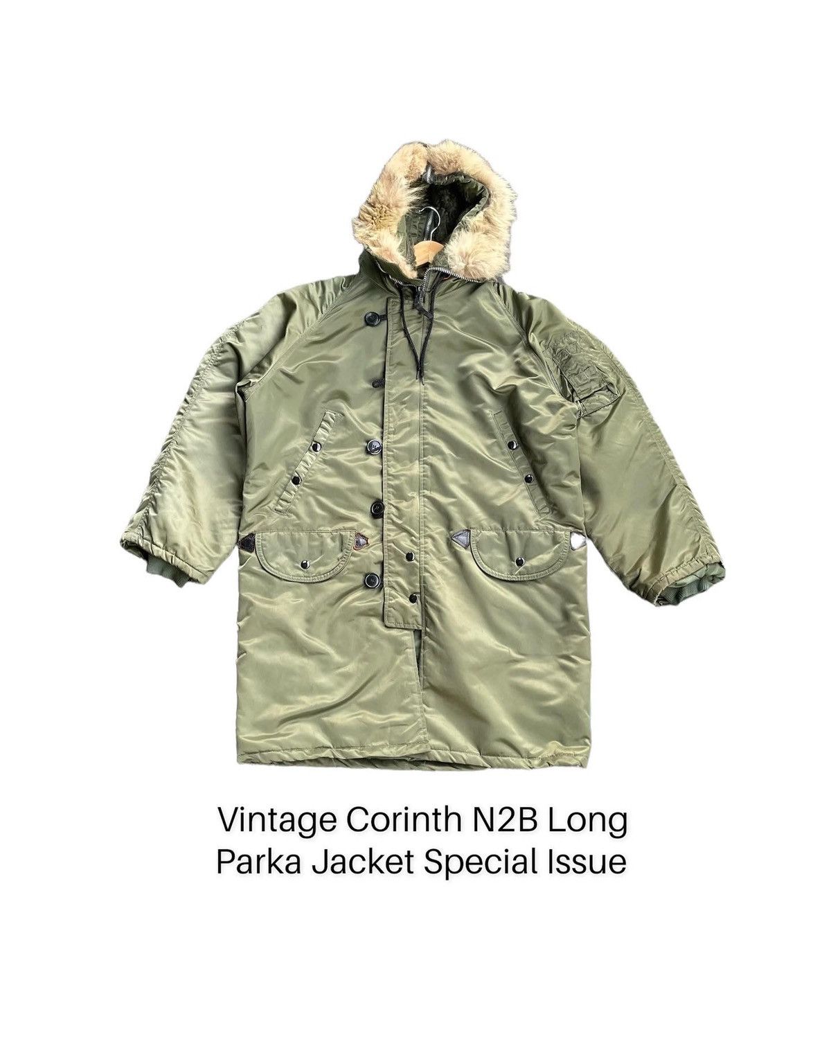 Vintage Vintage Corinth N2B Long Parka Jacket Special Issue Size US M / EU 48-50 / 2 - 1 Thumbnail