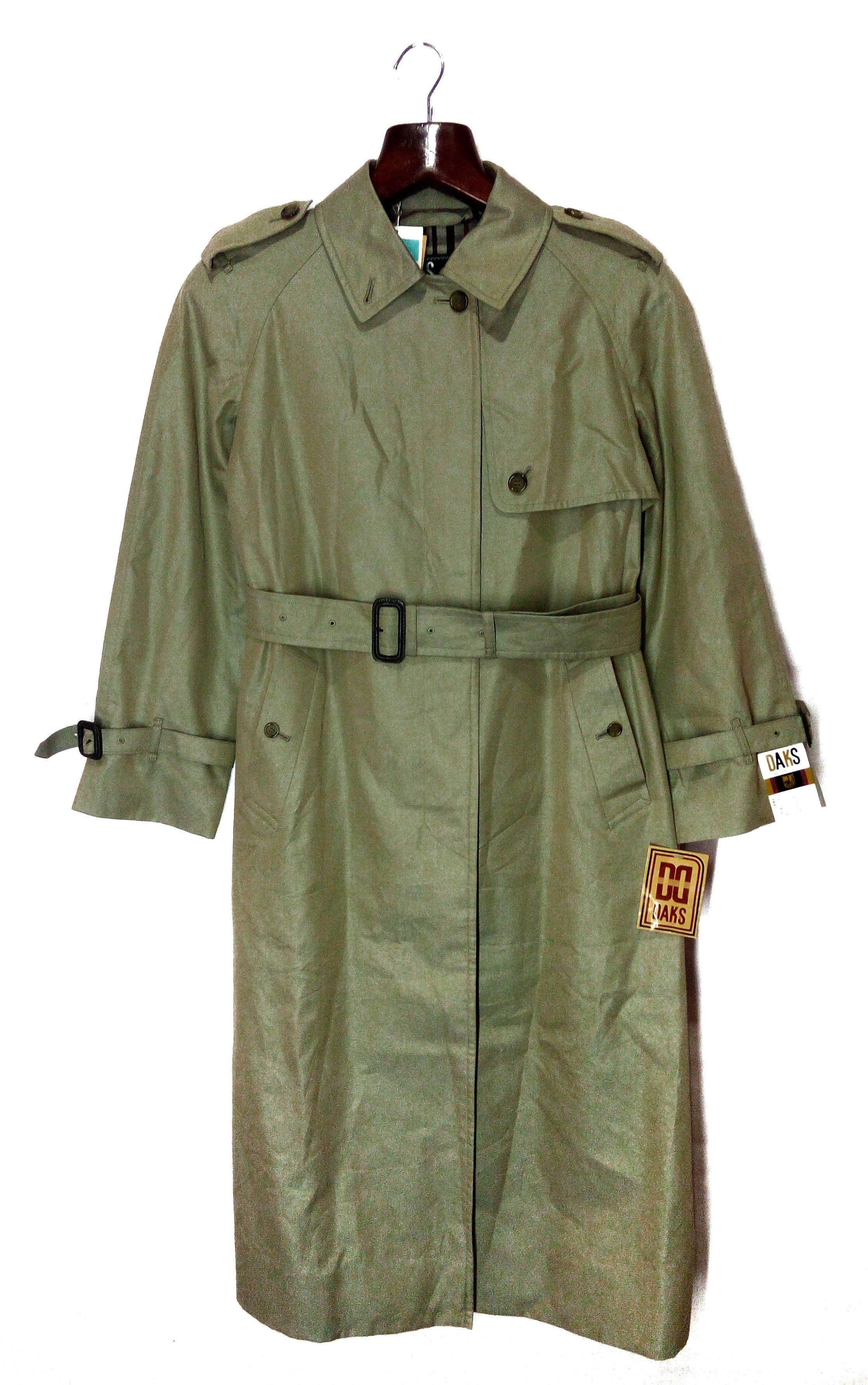 Designer DAKS London check lining trench coat winter | Grailed