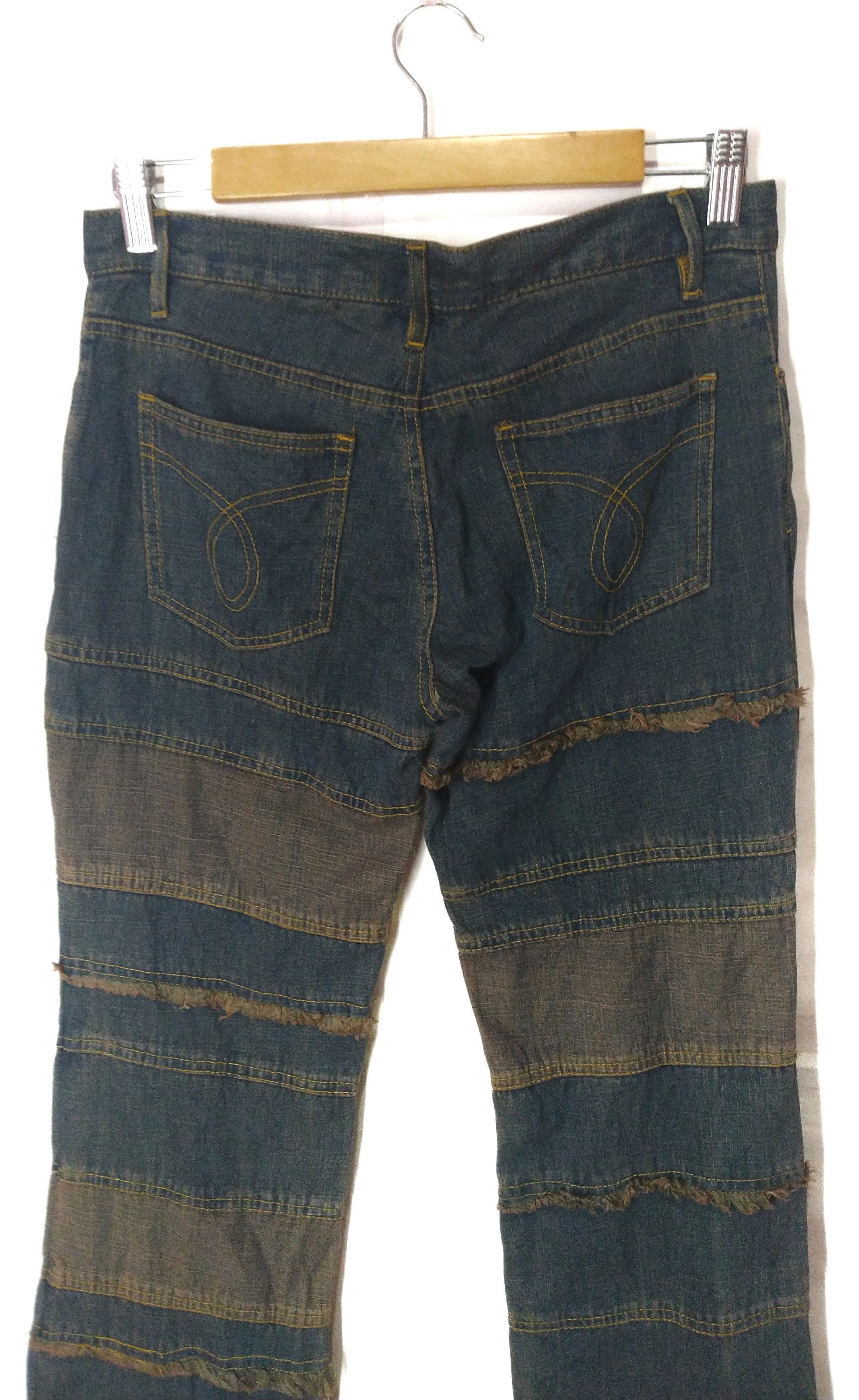 Hysteric Glamour × Japanese Brand × Seditionaries Hysteric Glamour Design Kinky Patchwork Denim Kapital Style Size US 30 / EU 46 - 4 Thumbnail