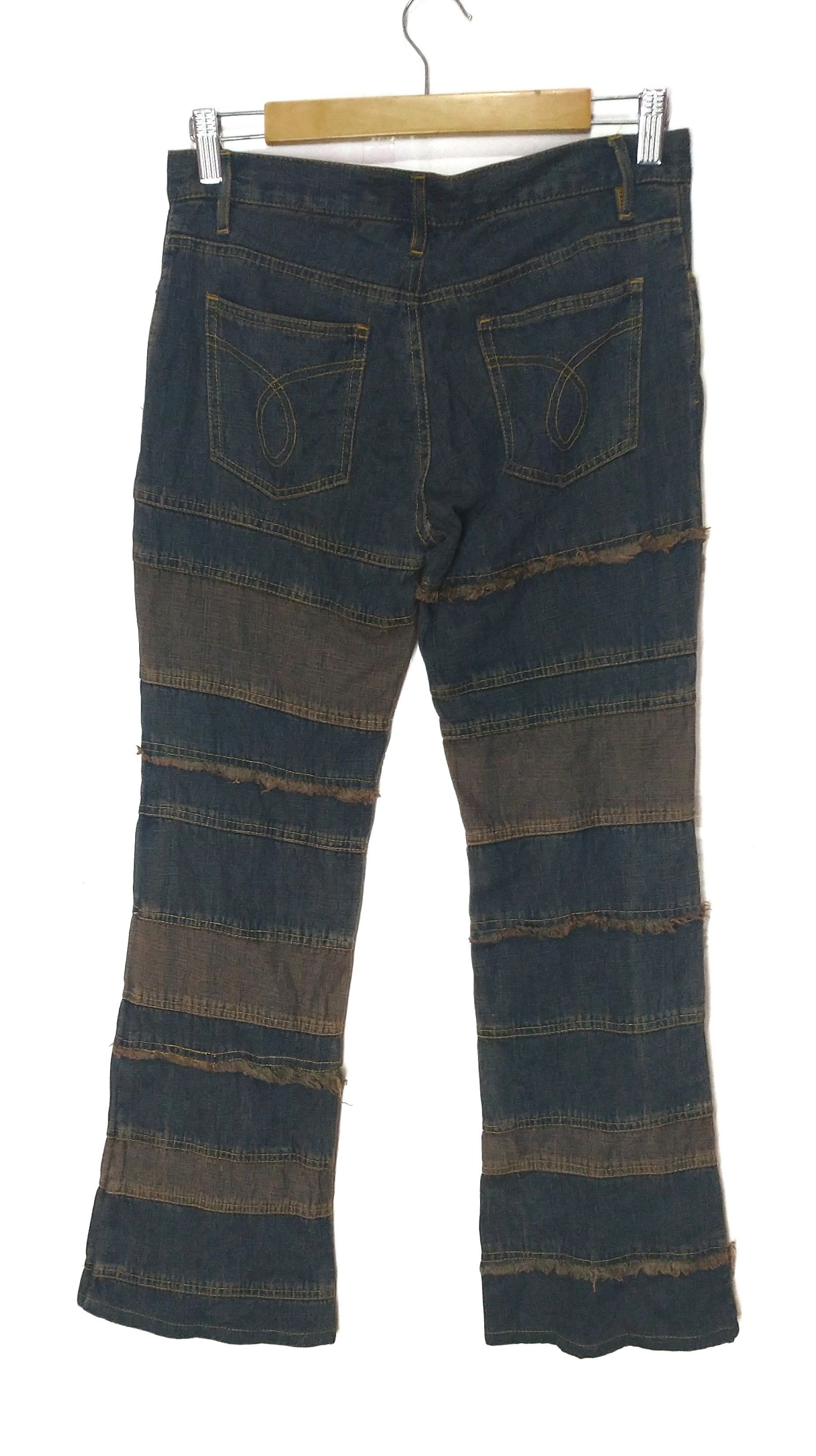Hysteric Glamour × Japanese Brand × Seditionaries Hysteric Glamour Design Kinky Patchwork Denim Kapital Style Size US 30 / EU 46 - 2 Thumbnail