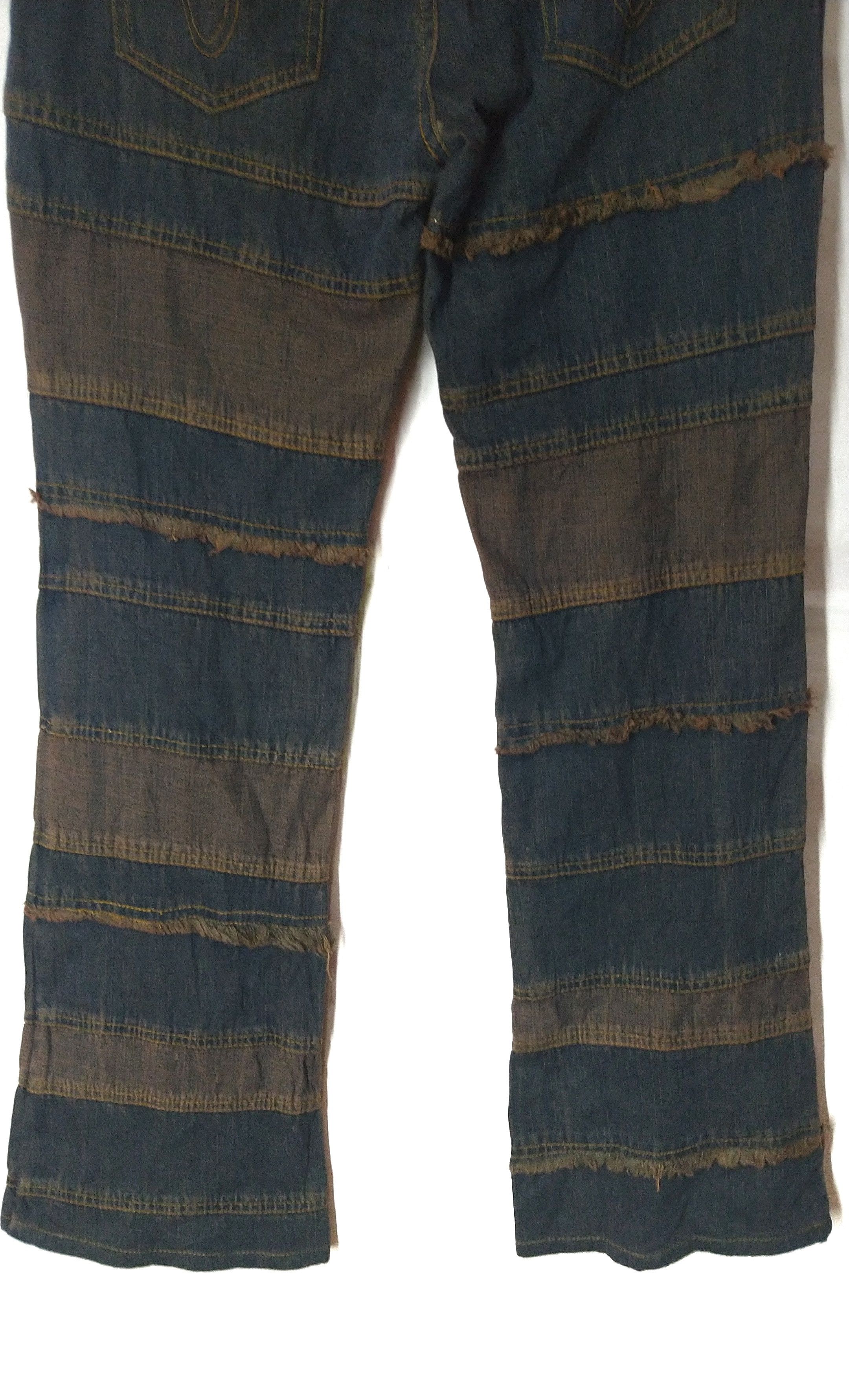 Hysteric Glamour × Japanese Brand × Seditionaries Hysteric Glamour Design Kinky Patchwork Denim Kapital Style Size US 30 / EU 46 - 7 Thumbnail