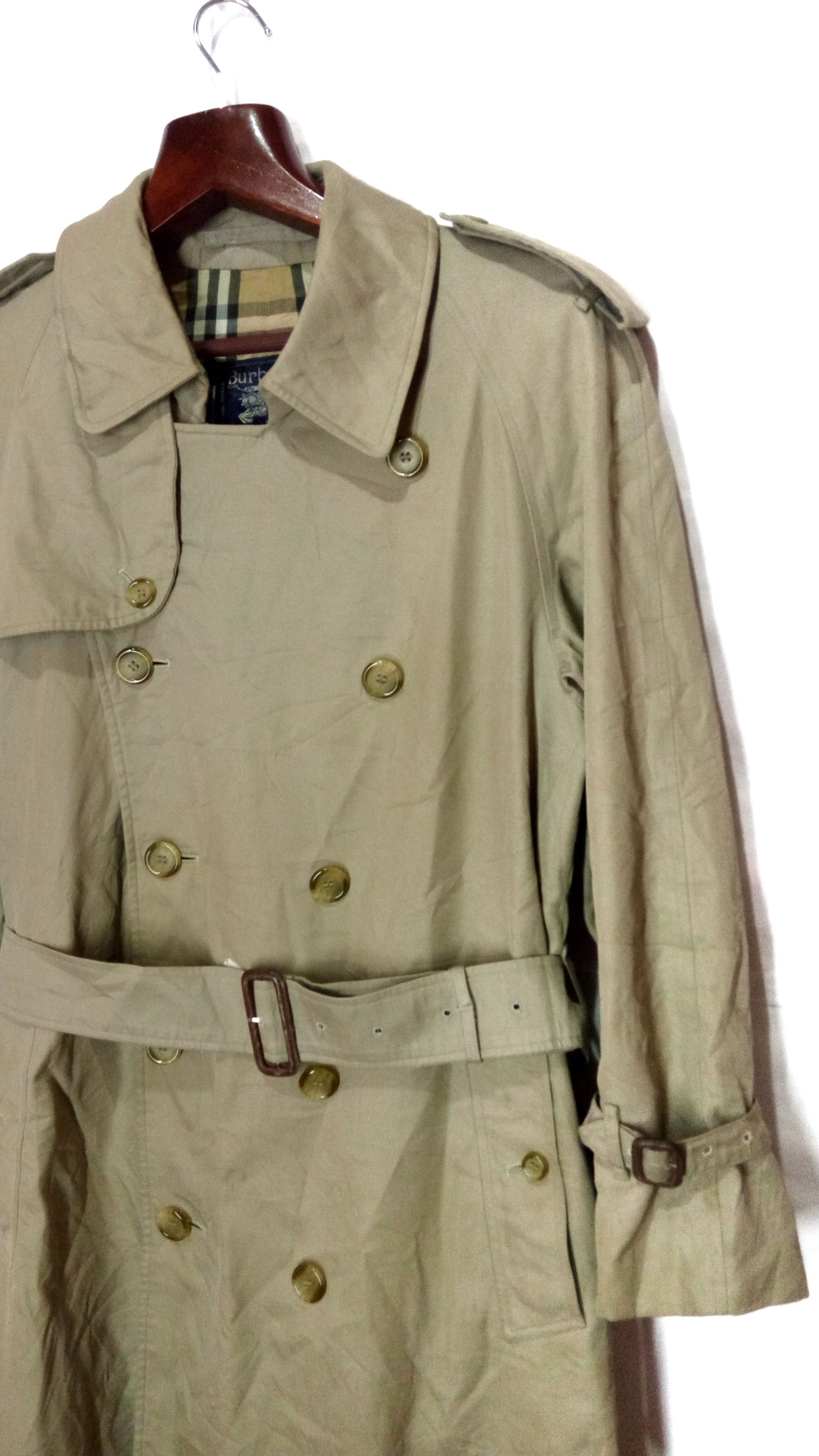 Burberry × Burberry Prorsum Burberrys Nova Check Lining Long Jacket England Made Size US L / EU 52-54 / 3 - 3 Thumbnail