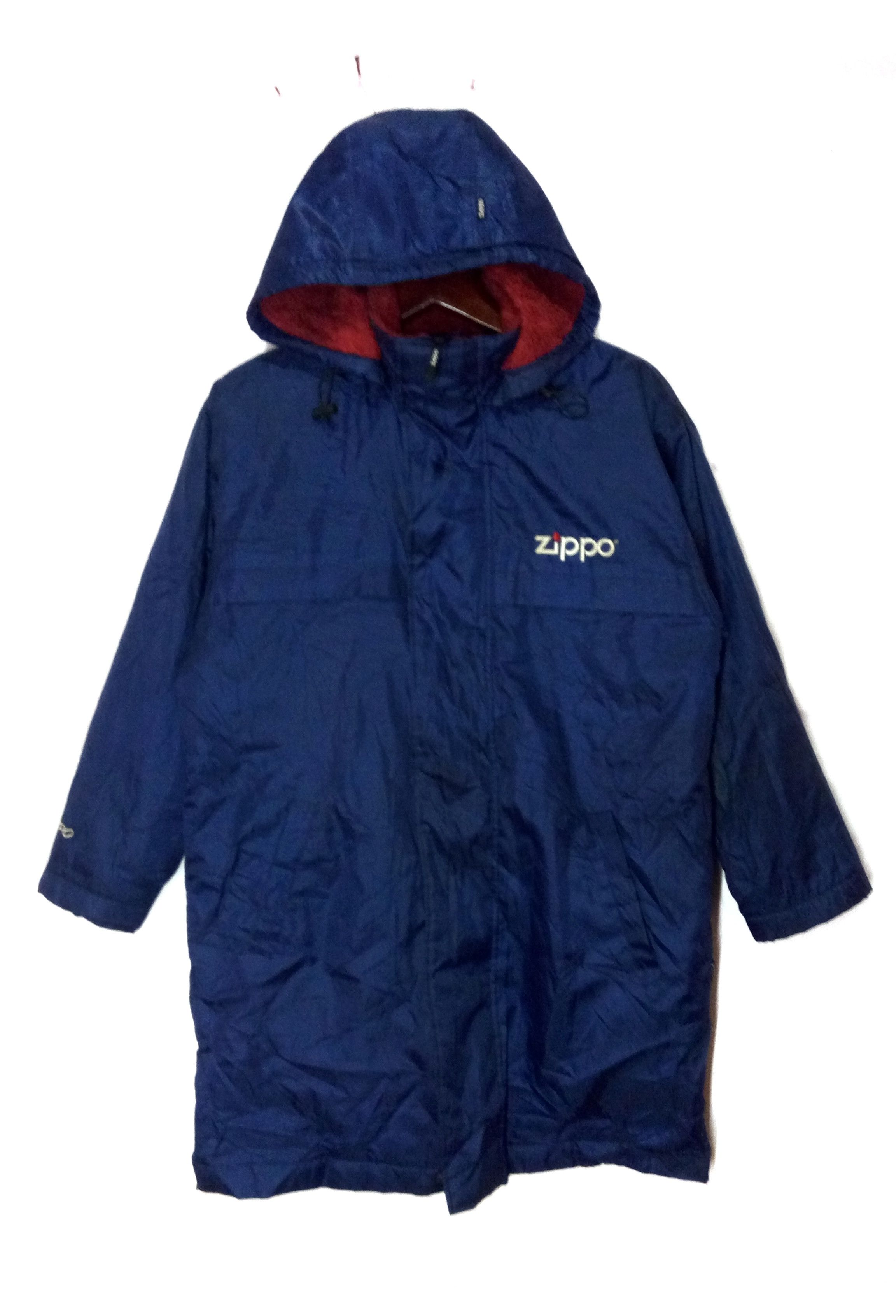 Japanese Brand Vintage Zippo big embroidered logo winter parkas long jaket Size US L / EU 52-54 / 3 - 2 Thumbnail