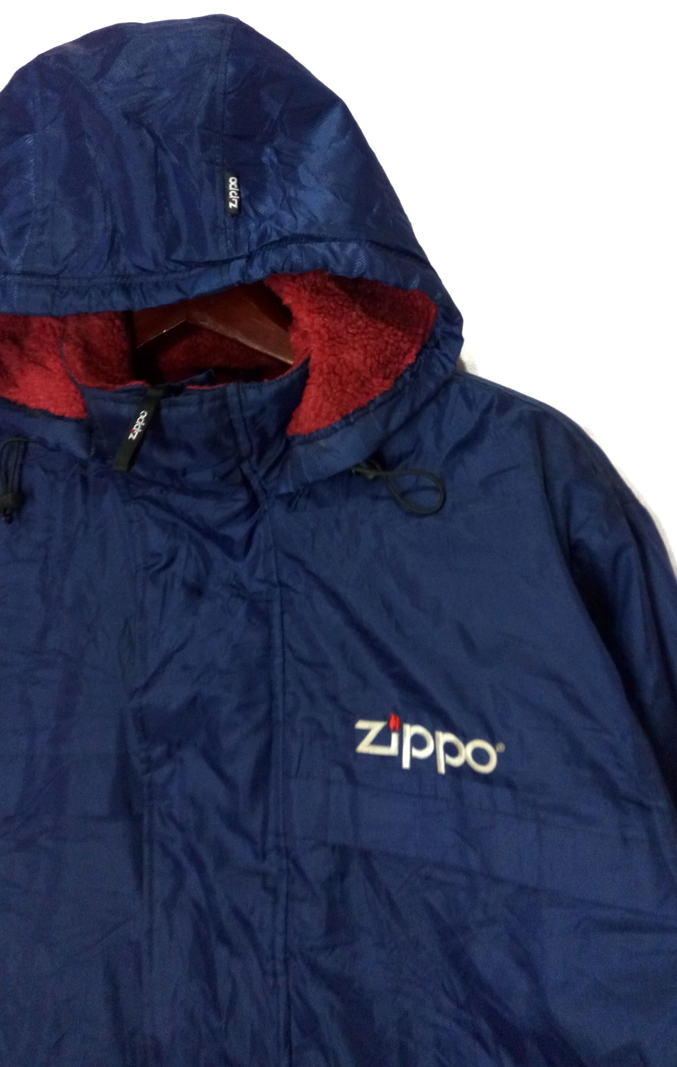 Japanese Brand Vintage Zippo big embroidered logo winter parkas long jaket Size US L / EU 52-54 / 3 - 5 Thumbnail