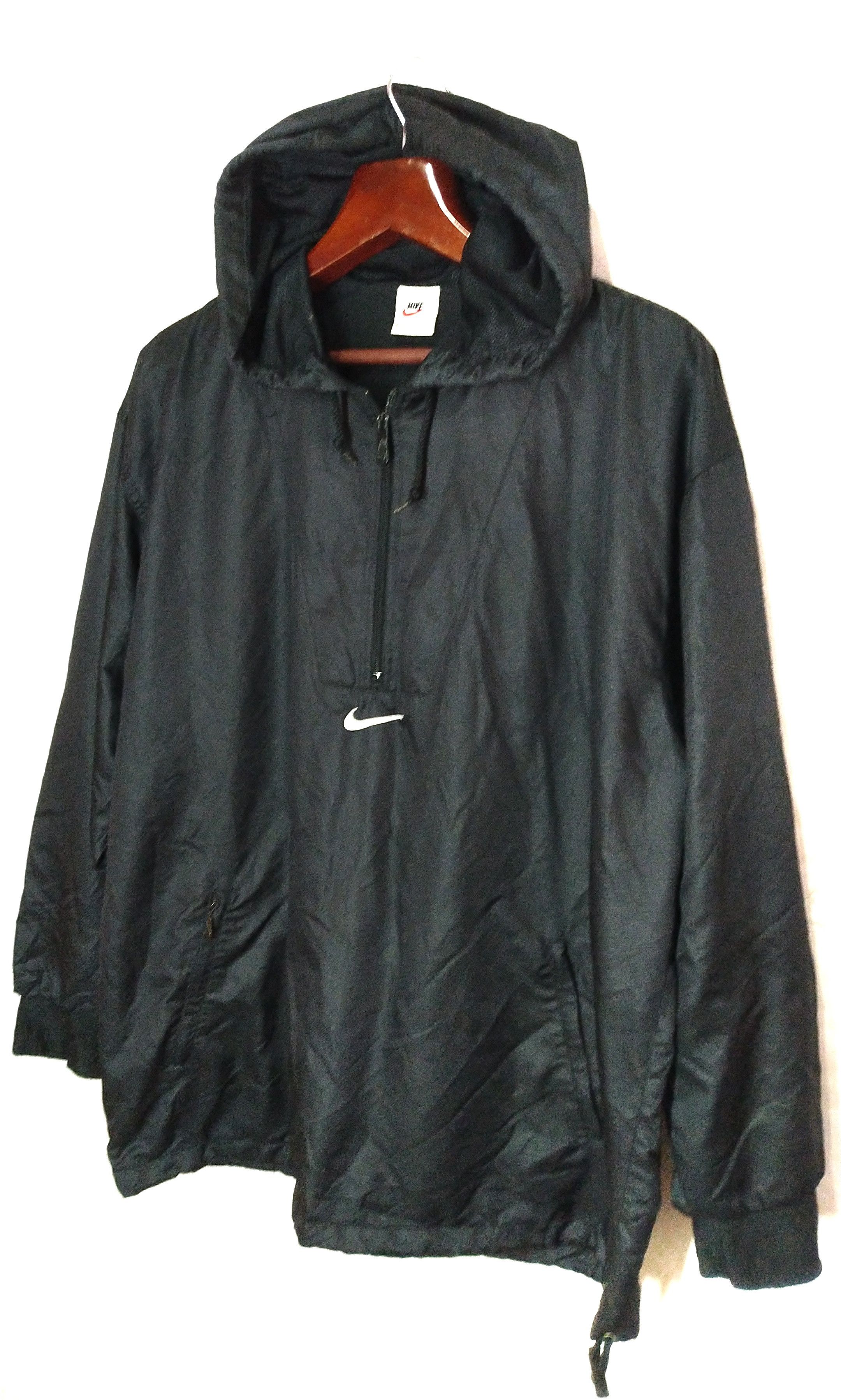 Nike Nike Swoosh Big Logo Pullover Nylon Jacket Oversize XXL Size US XXL / EU 58 / 5 - 3 Thumbnail