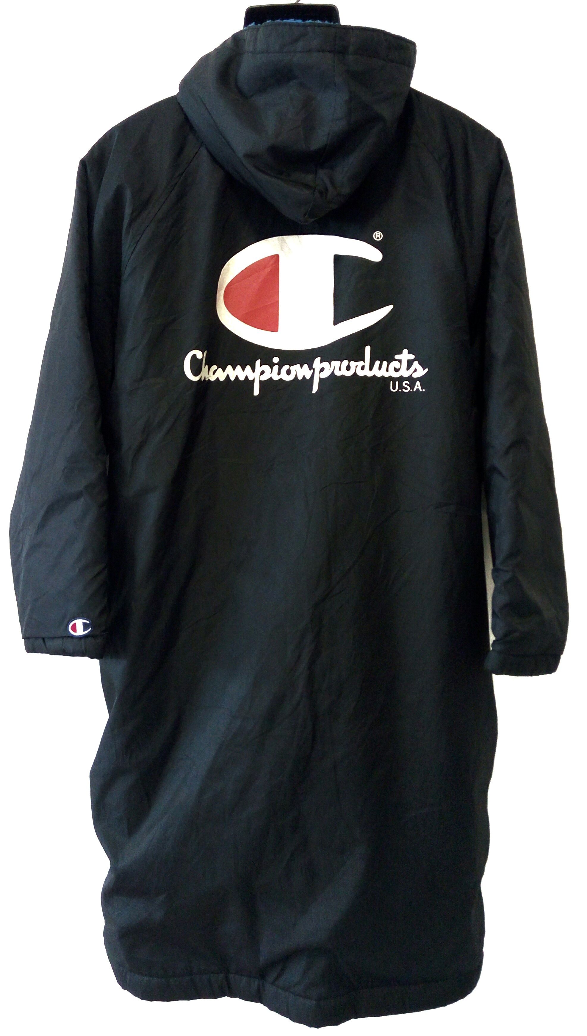 Champion Champion parka big logo long jacket Size US XXL / EU 58 / 5 - 1 Thumbnail