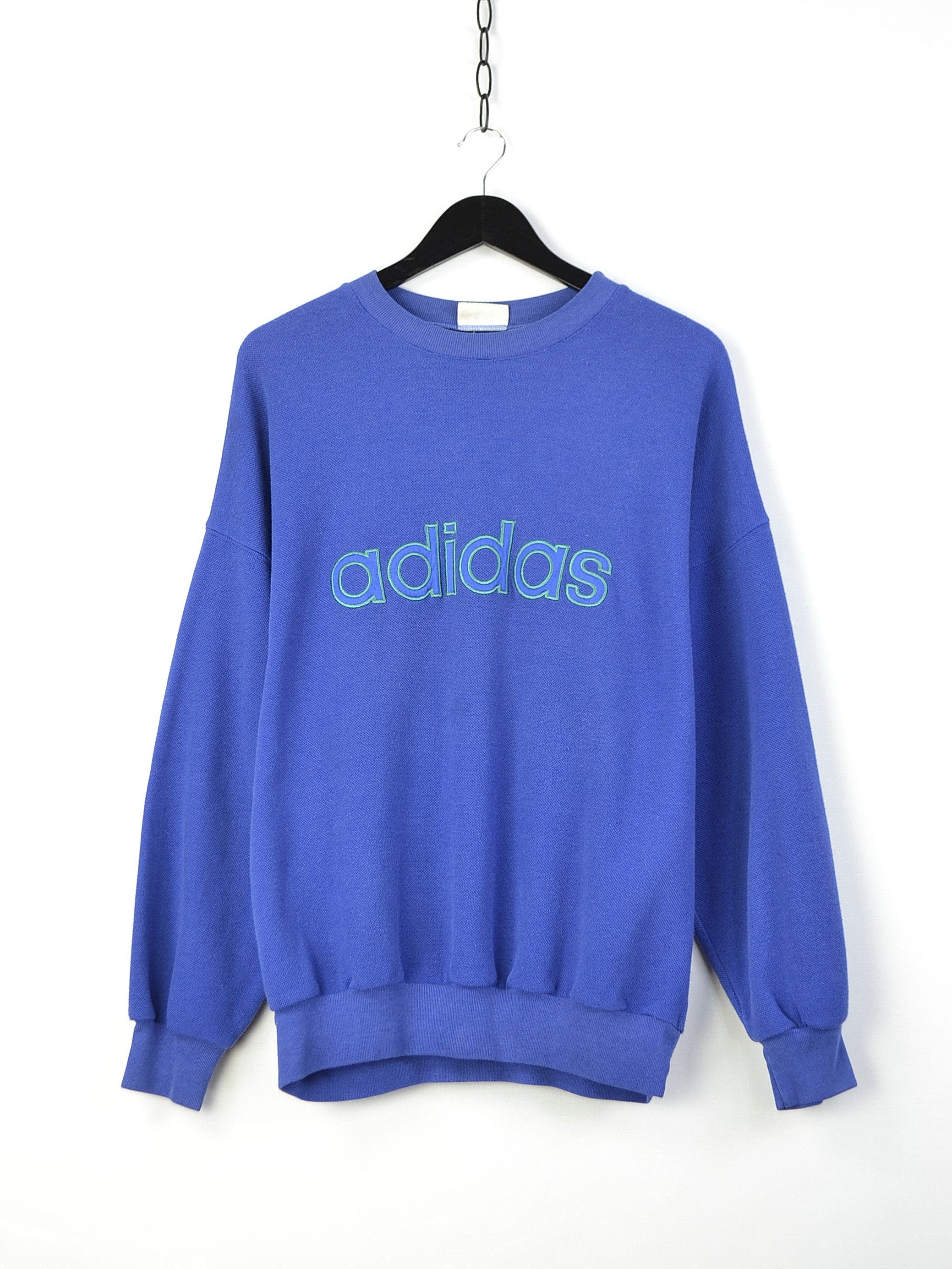 Adidas × Vintage Vintage Adidas Blue Suit Sweatshirt Pants Size US M / EU 48-50 / 2 - 4 Thumbnail