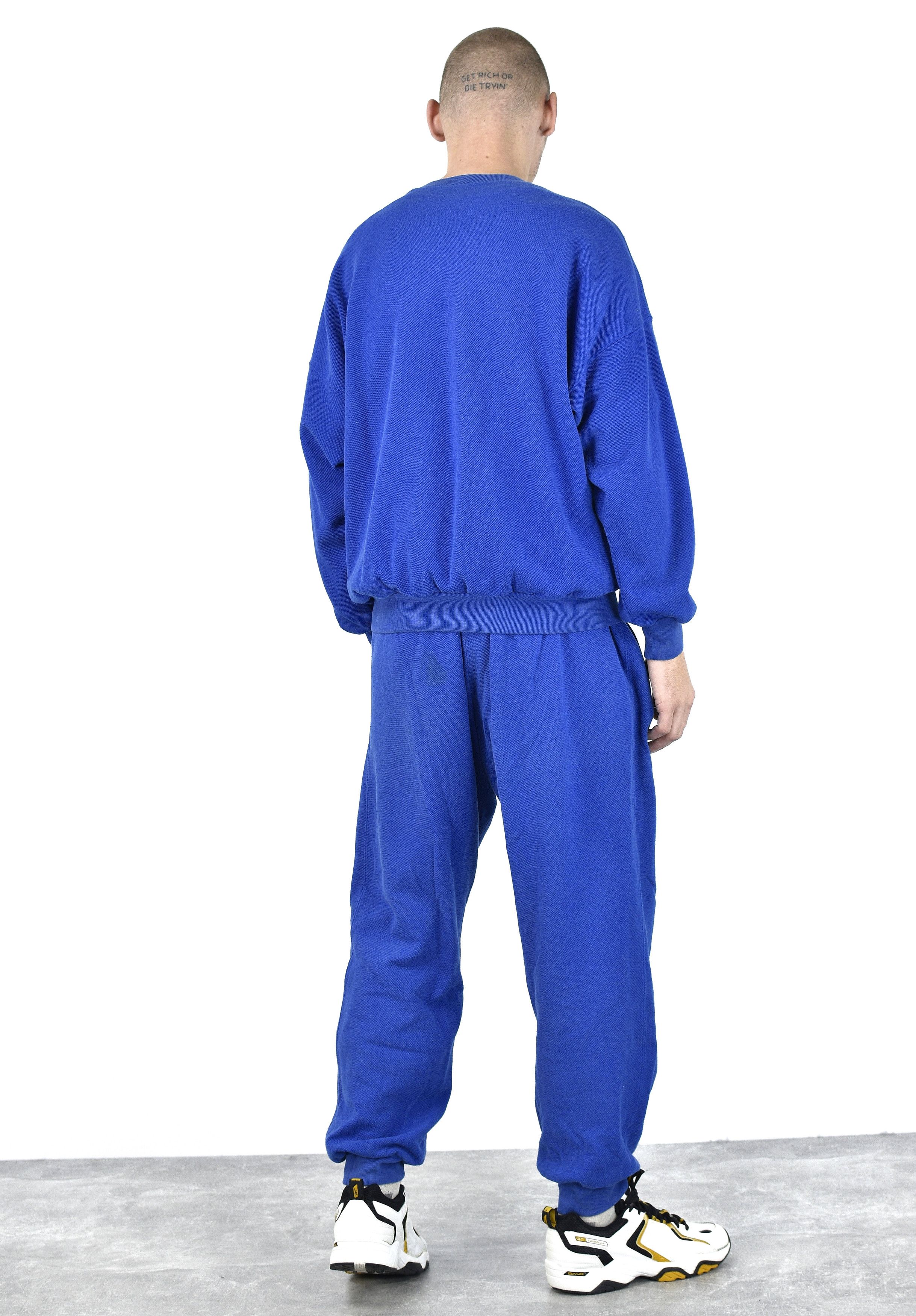 Adidas × Vintage Vintage Adidas Blue Suit Sweatshirt Pants Size US M / EU 48-50 / 2 - 3 Thumbnail