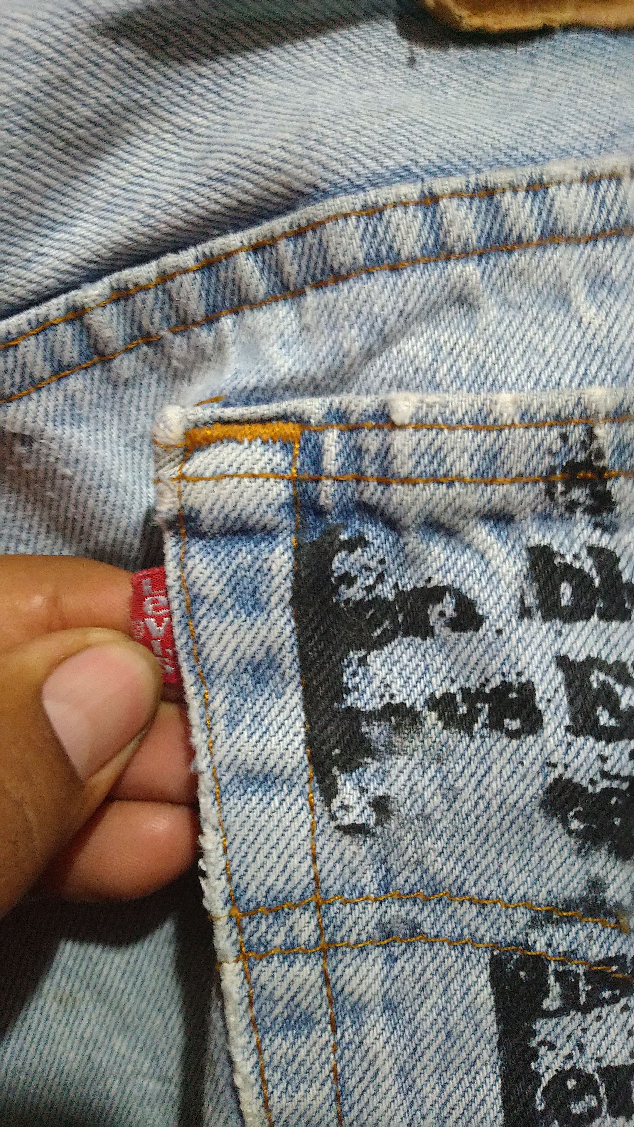 Levi's Levi's 501 x Che Guevara Distressed Patchwork Denim USA Size US 34 / EU 50 - 12 Thumbnail