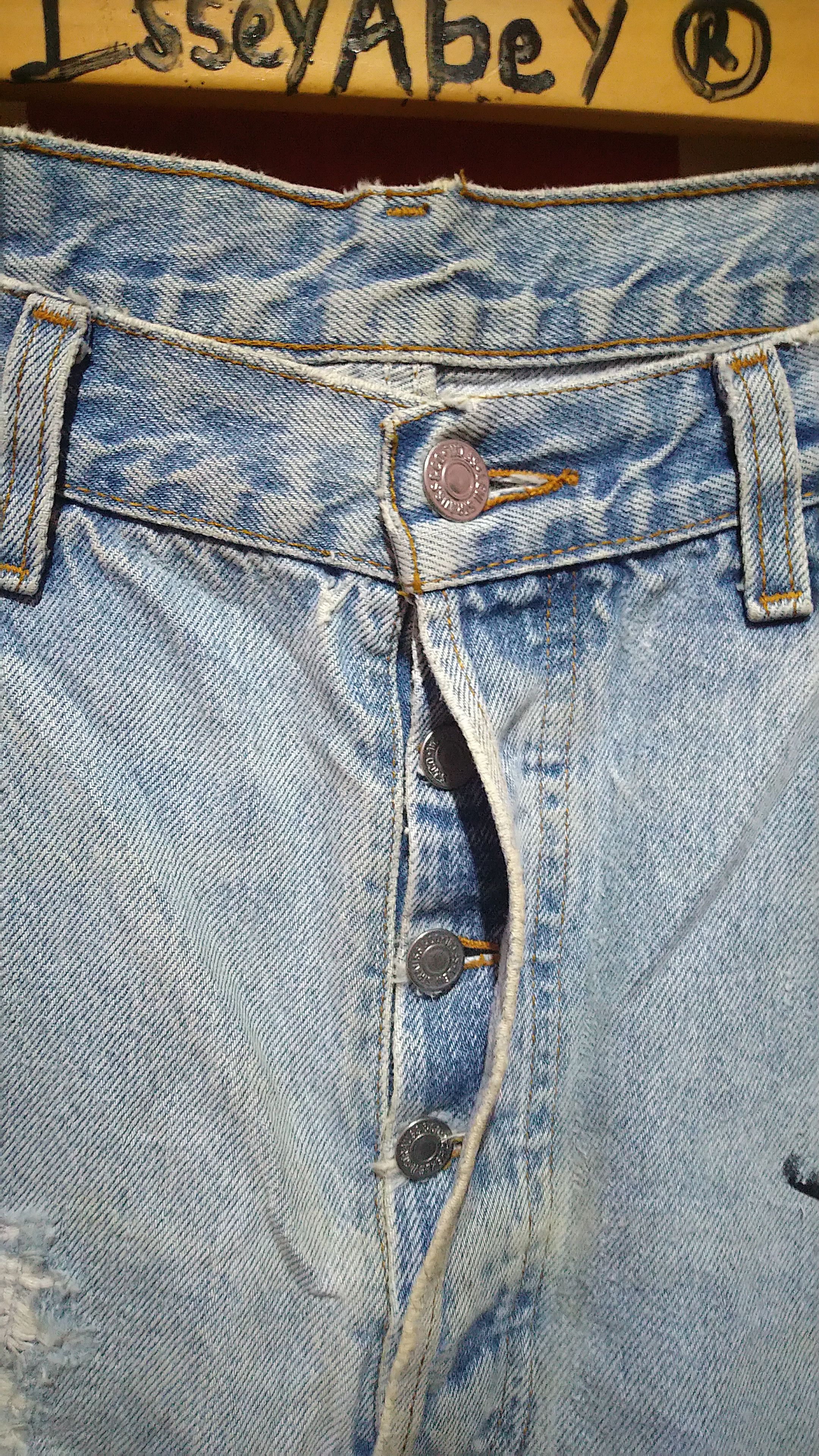 Levi's Levi's 501 x Che Guevara Distressed Patchwork Denim USA Size US 34 / EU 50 - 8 Thumbnail